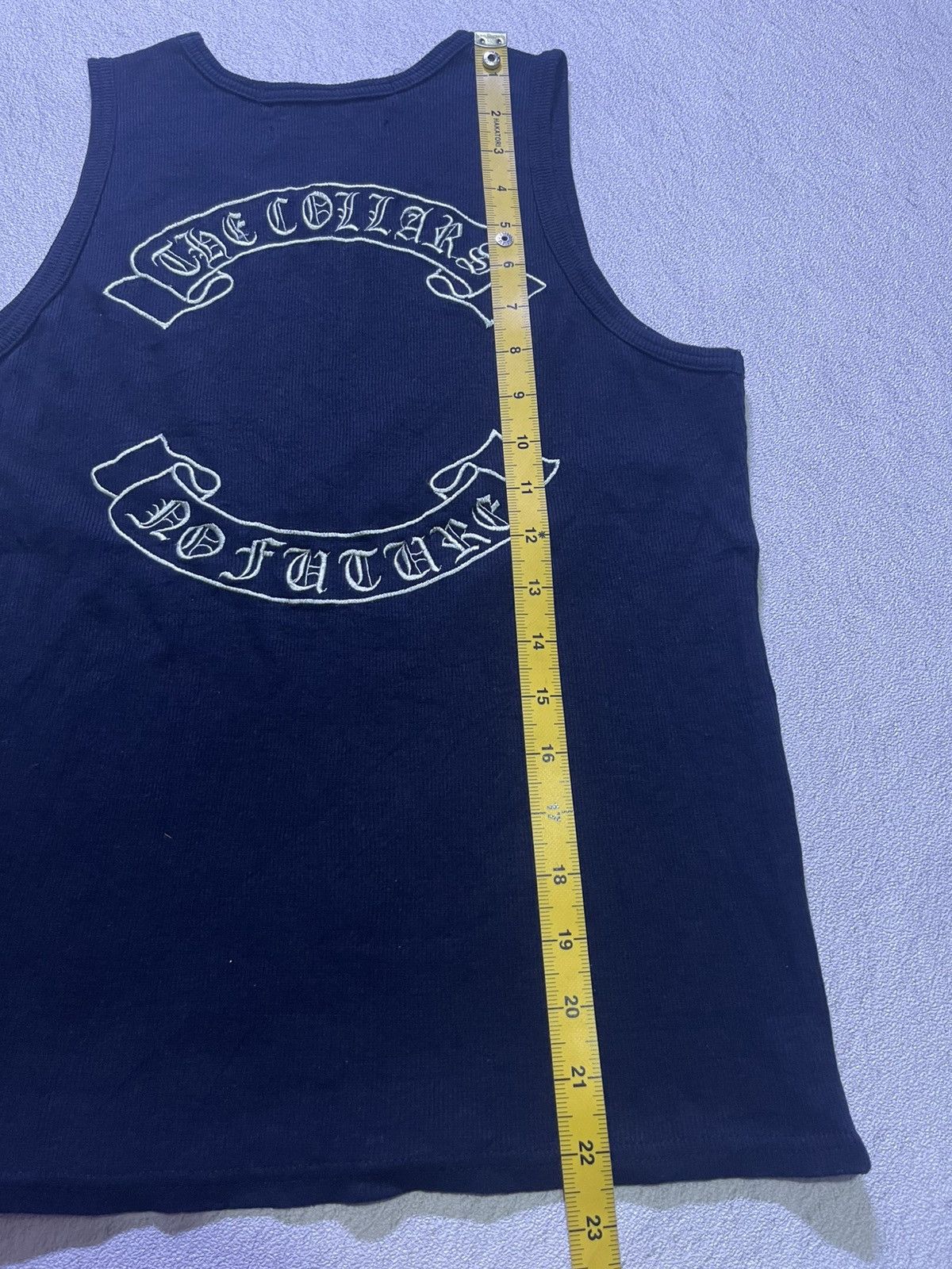 Japanese Brand Y2K collar tank top with embroidered pattern Size US S / EU 44-46 / 1 - 9 Thumbnail