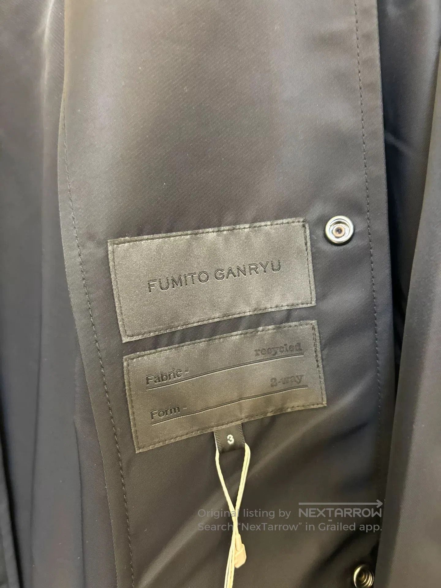 Fumito Ganryu Fumito Ganryu Oversized Coach Jacket. Size US L / EU 52-54 / 3 - 7 Thumbnail