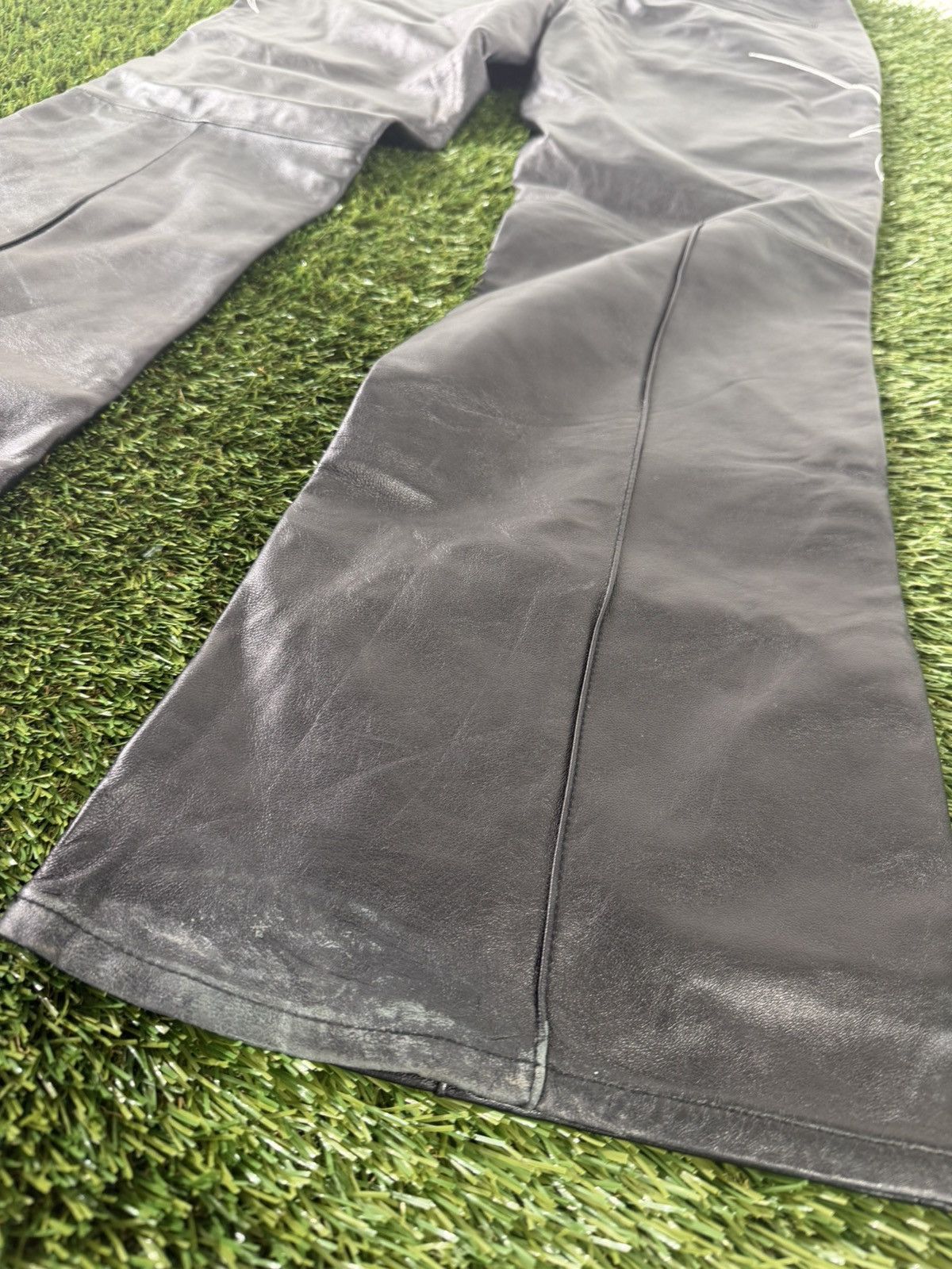C2H4 C2H4 Black Lambskin Leather Pants Size US 38 / EU 54 - 12 Thumbnail