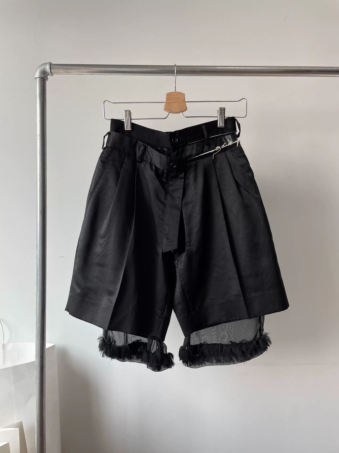 Rei Kawakubo Comme des Garçons Runway Two-Layer Shorts Size US 27 - 1 Thumbnail