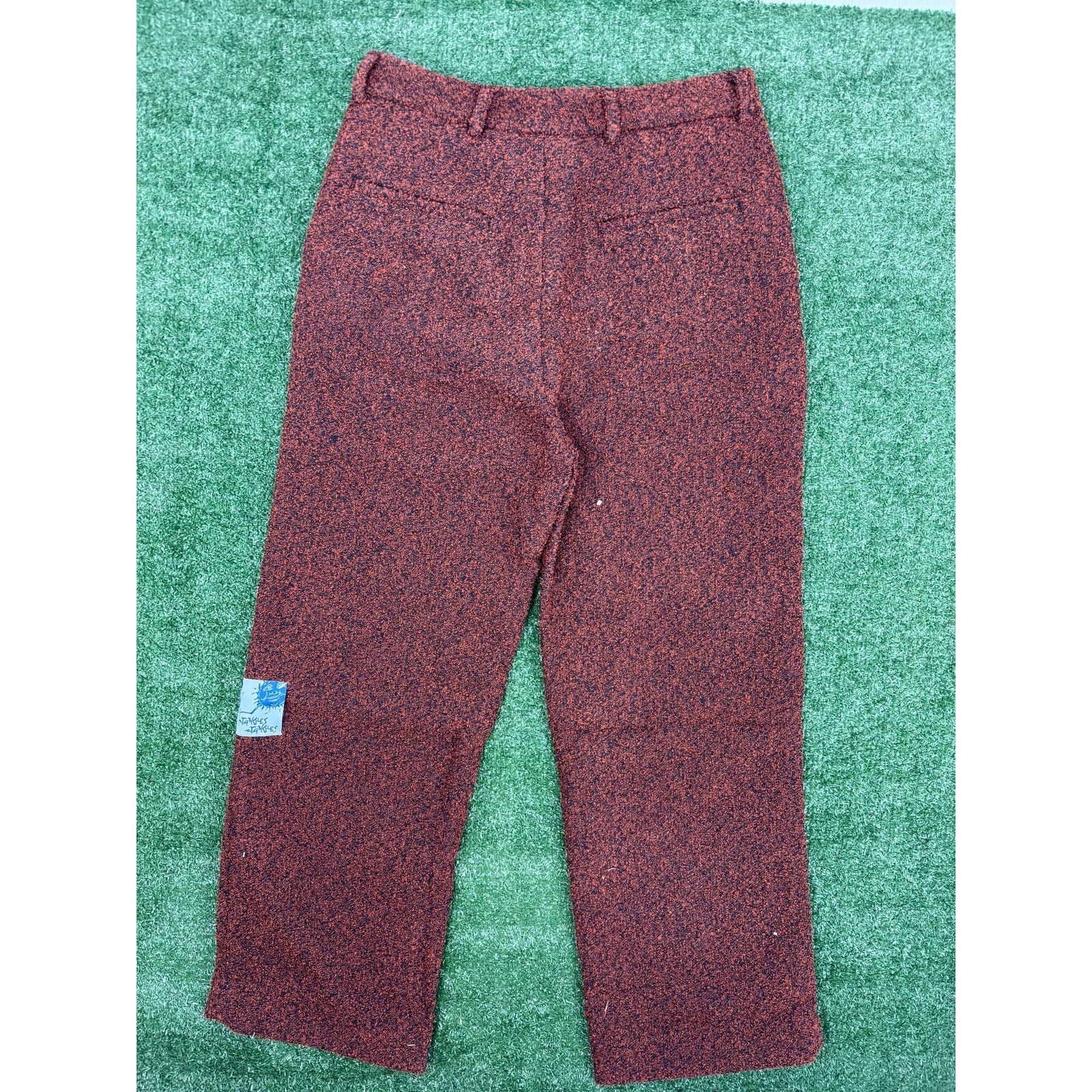 Jungles Jungles Jungles Static Pleated Brown Boucle Pant Size XS Size US 28 / EU 44 - 4 Thumbnail