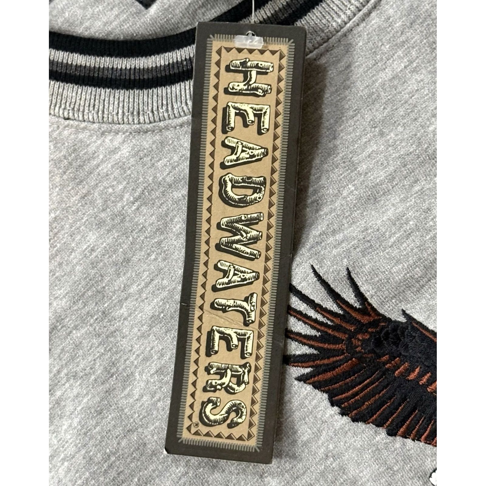 Vintage VINTAGE Headwaters Sweatshirt Crewneck NWT 90s Eye Of The Eagle Graphic Print Large USA Mens Size US L / EU 52-54 / 3 - 7 Thumbnail