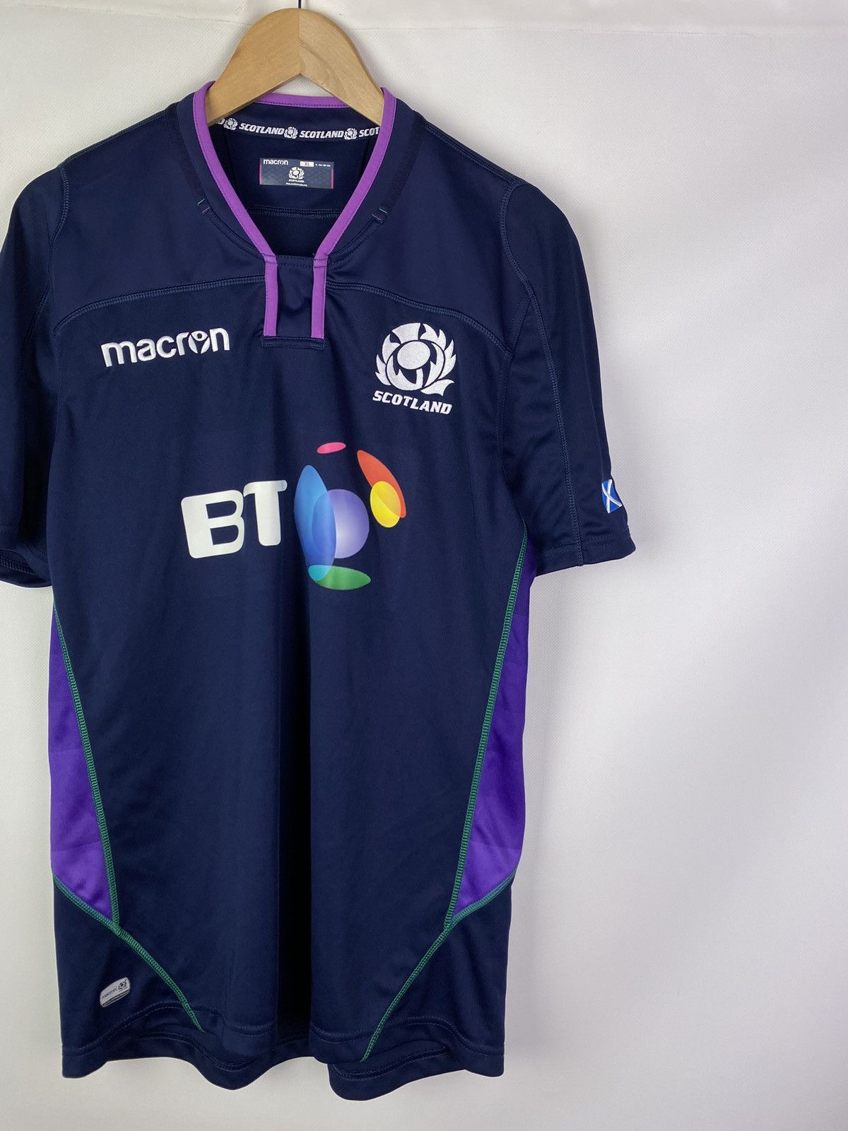 Macron Macron Scotland Union Rugby Shirt Jersey Size Xl Size US XL / EU 56 / 4 - 3 Thumbnail