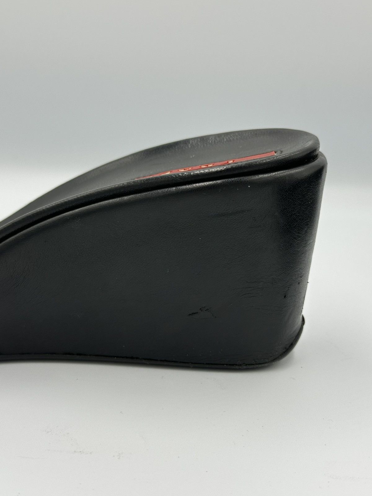 Prada Prada leather wedge sandals with dustbag Size US 8 / IT 38 - 15 Thumbnail