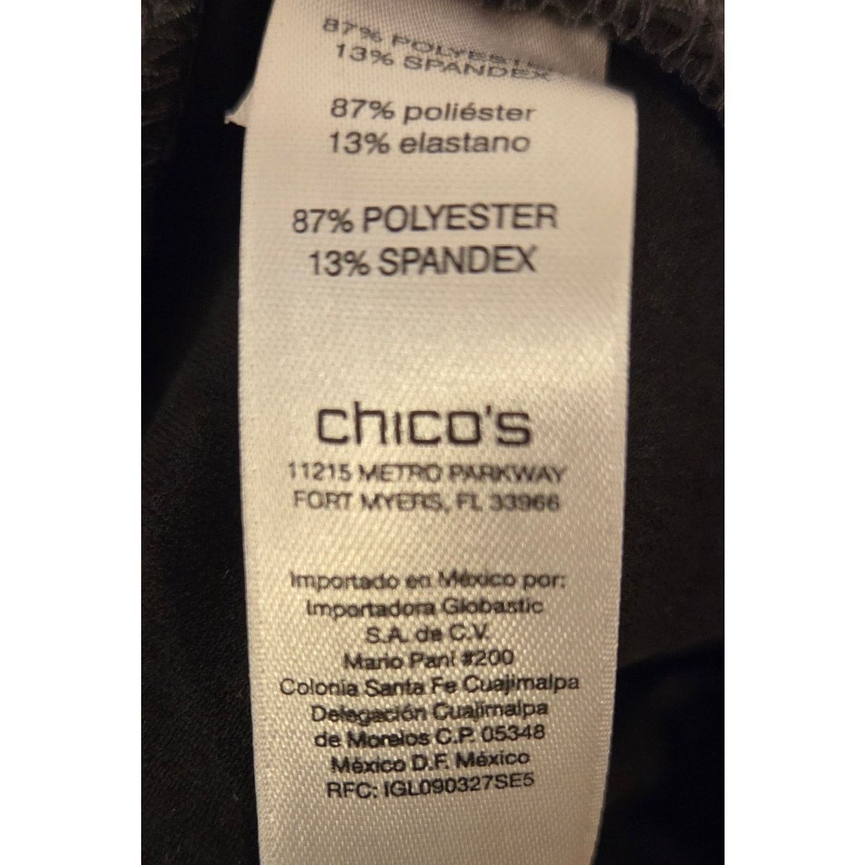 Chicos Chico's Black Professional Stretch Pants - Size 2 Petite Size 26" / US 2 / IT 38 - 5 Thumbnail