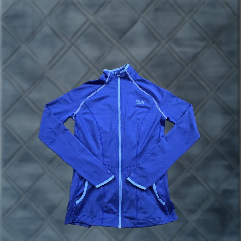 Mountain Hardwear Mountain Hardwear Jacket Womens Medium Blue Stretch Fleece Full Zip Midweight Size M / US 6-8 / IT 42-44 - 1 Thumbnail