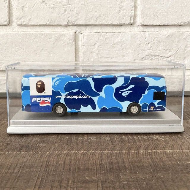 Bape × Pepsi 2001 BAPE × PEPSI Miniature Toy Bus ABC CAMO BLUE NIGO APE Size ONE SIZE - 4 Thumbnail