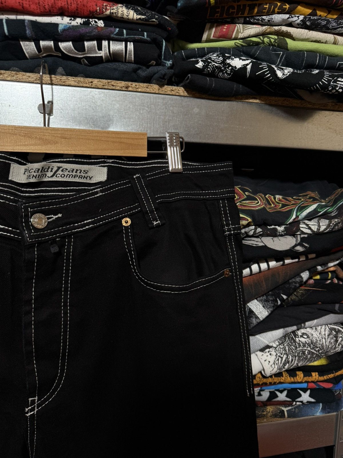 Japanese Brand Rare Japanese Brand Picaldi Baggy Rap Jeans Y2K Hype Size US 34 / EU 50 - 4 Thumbnail