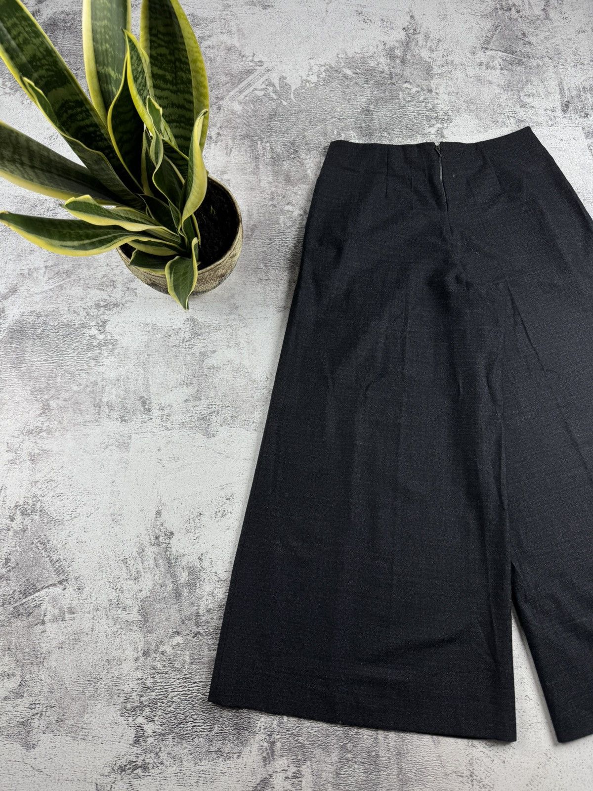 Maison Margiela MAISON MARGIELA 2016 OVER WIDE LEG CROPPED PALAZZO 42 FLARED PANTS TROUSERS Size 28" / US 6 / IT 42 - 2 Thumbnail