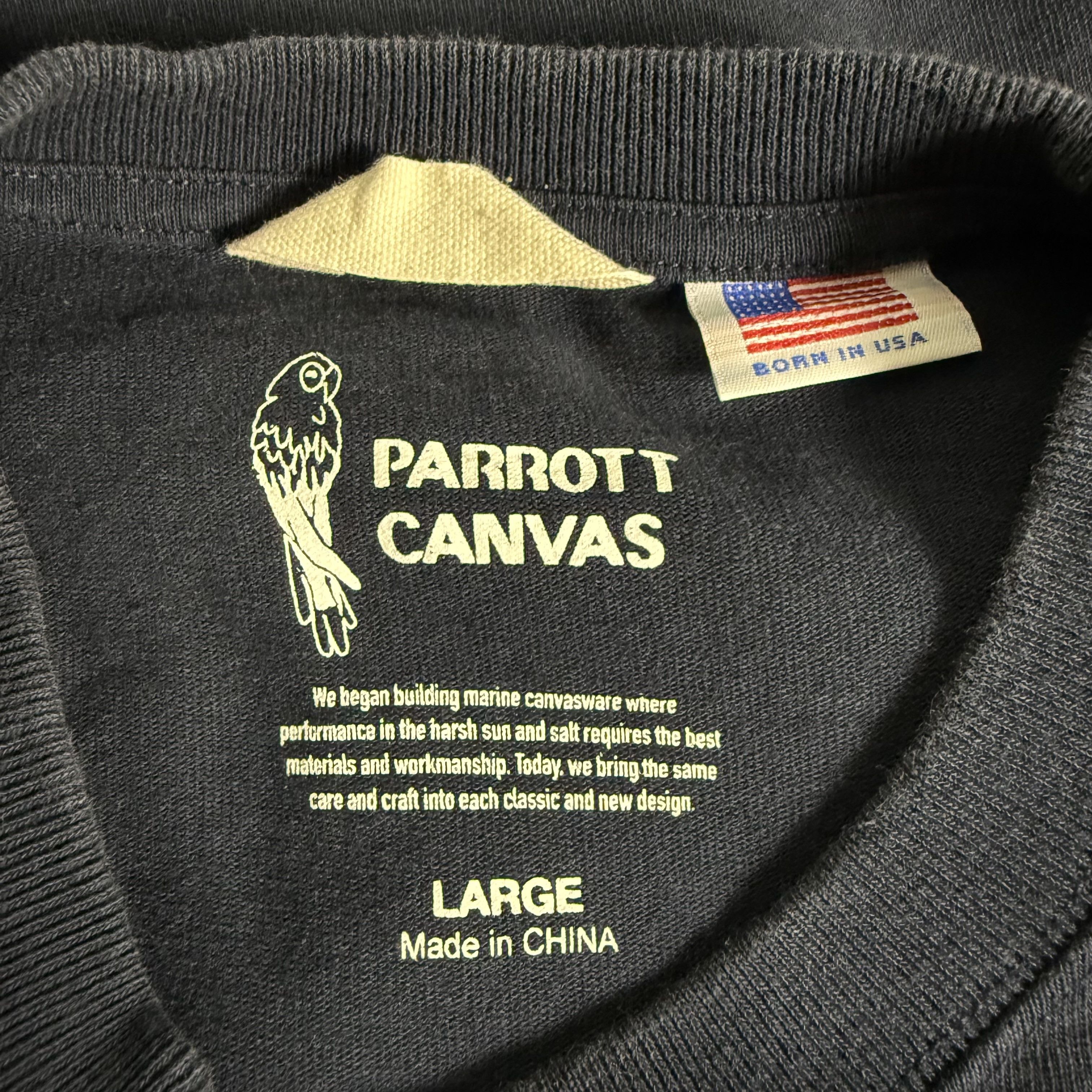 Japanese Brand 🔥RARE🔥Parrott Canvas Japanese Brand Outdoor T-shirt Size US L / EU 52-54 / 3 - 6 Thumbnail