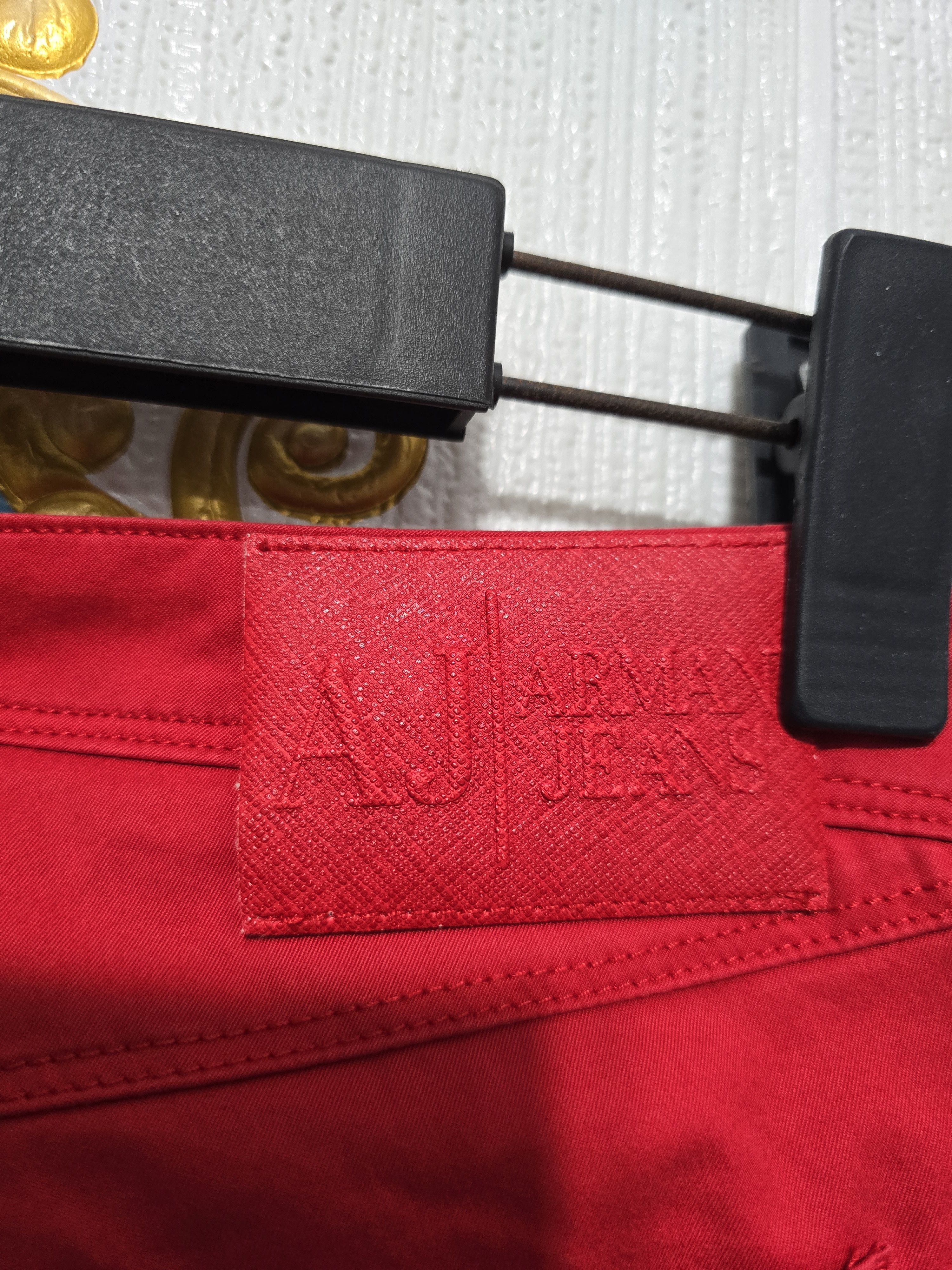 Giorgio Armani GIORGIO ARMANI JEANS, RED color w30 size MEDIUM Size 30" / US 8 / IT 44 - 5 Thumbnail