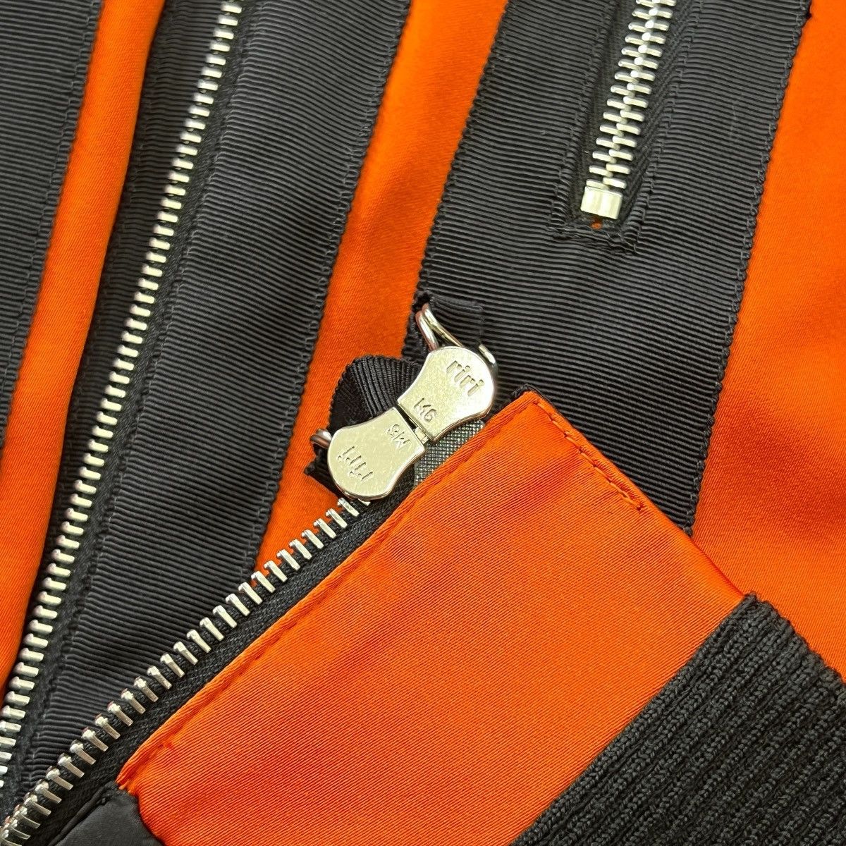 Dries Van Noten DRIES VAN NOTEN 2014AW Orange Back Zip-up Bomber Jacket Size US XS / EU 42 / 0 - 5 Thumbnail