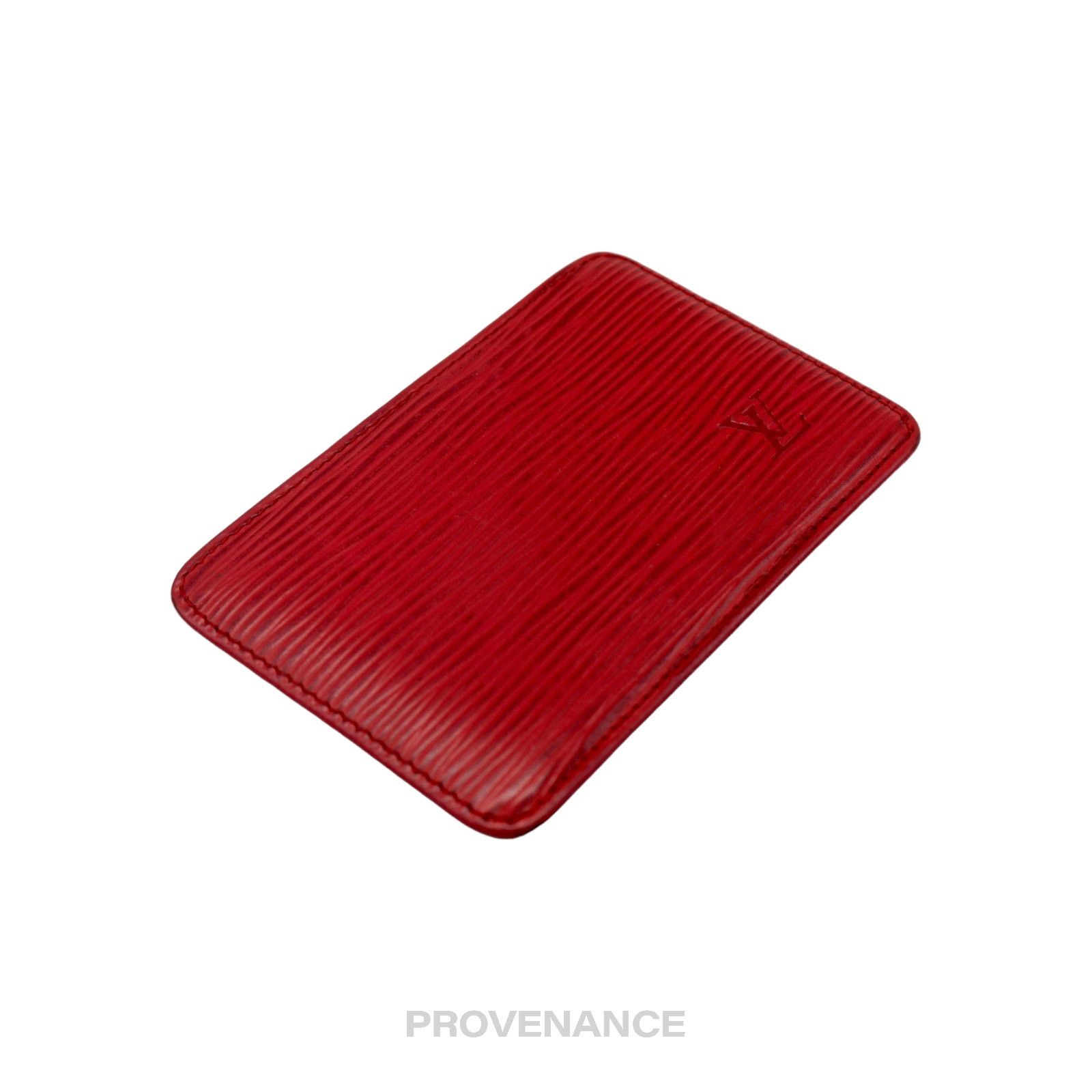 Louis Vuitton 🔴 Louis Vuitton Card Holder Wallet - Red Epi Leather Size ONE SIZE - 5 Thumbnail