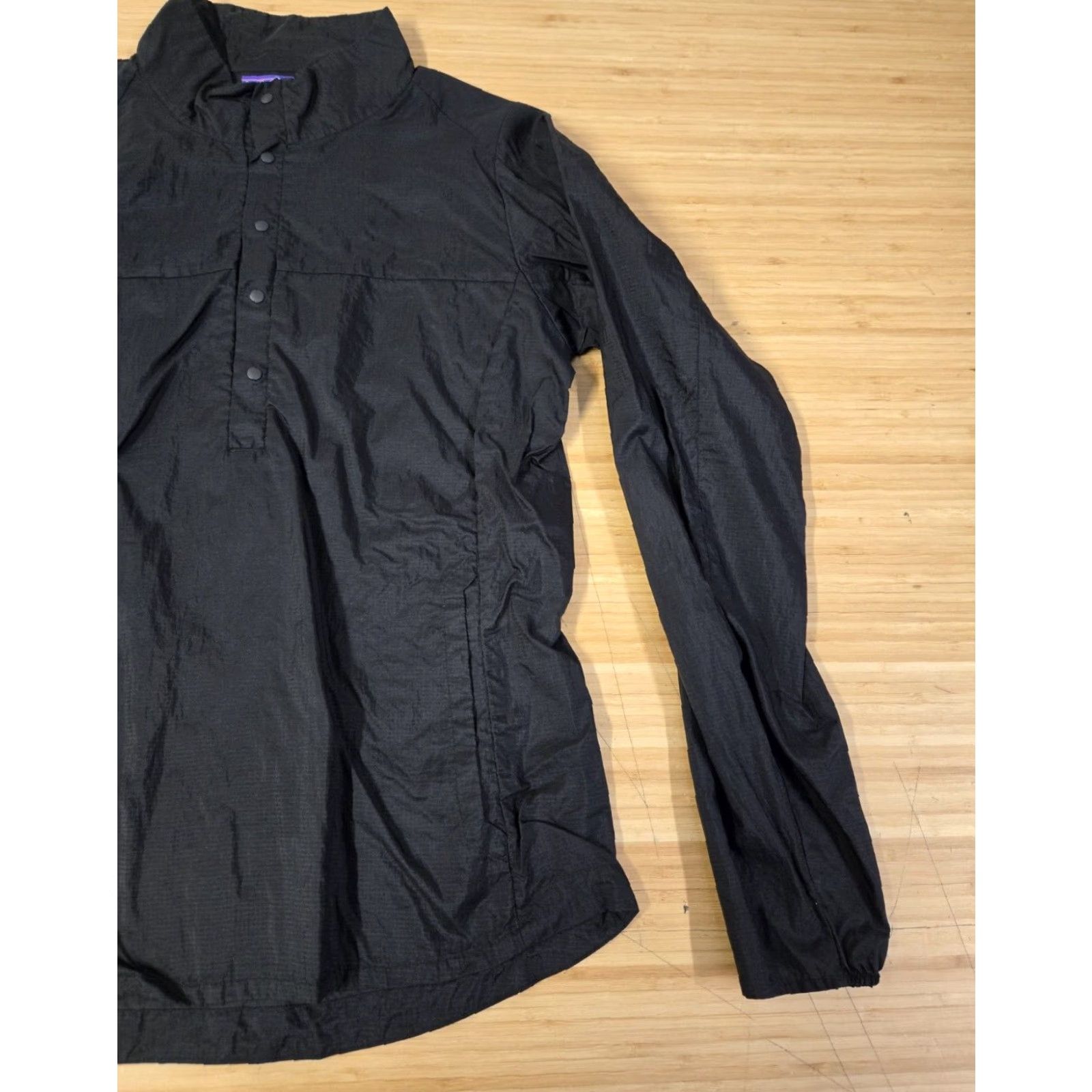 Patagonia Patagonia Jacket Womens Small Black Windbreaker Snap Outdoor Casual Travel Size S / US 4 / IT 40 - 2 Thumbnail