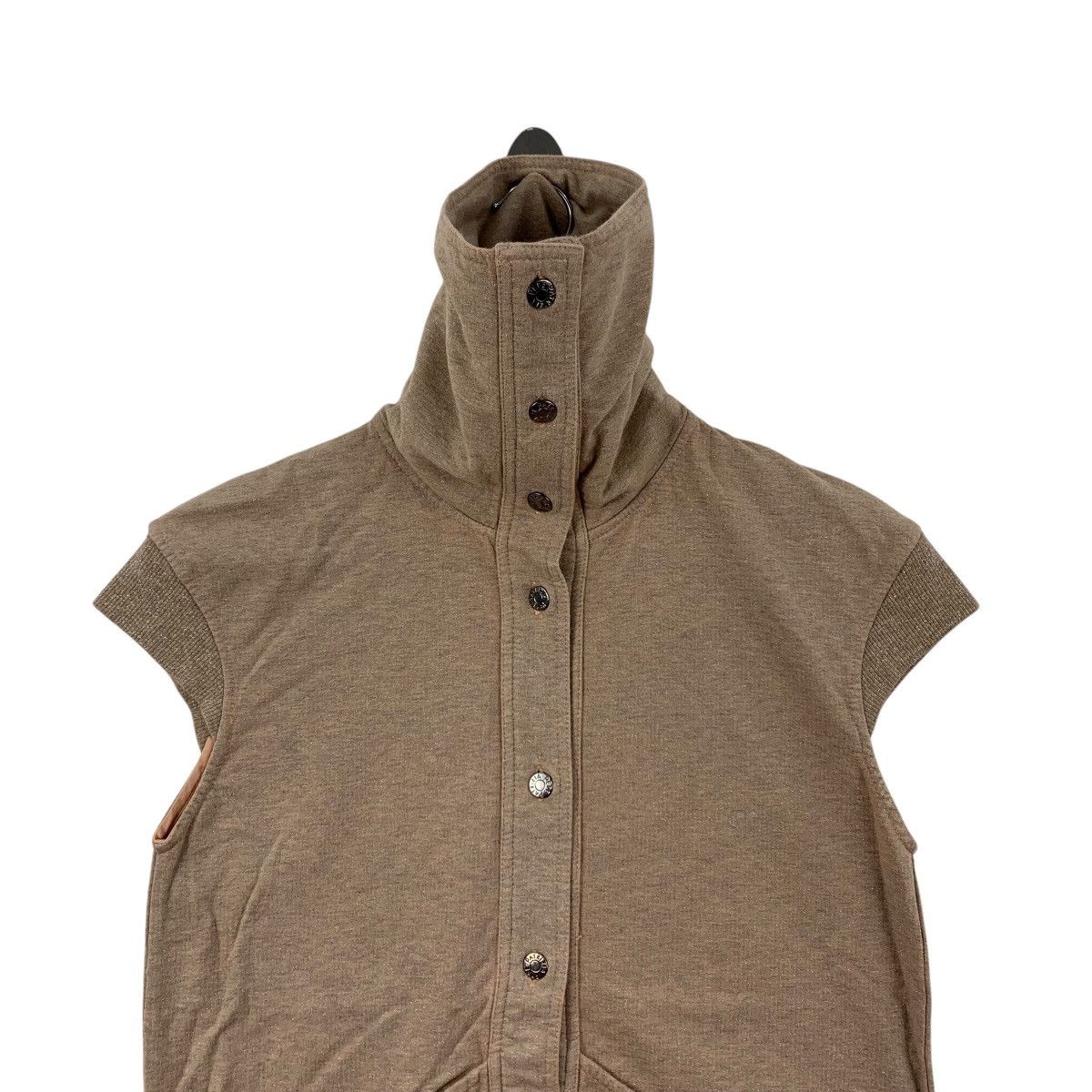 Firenze × Patrizia Pepe PATRIZIA PEPE Firenze Brown Turtleneck Sleeveless Sweater Size US S / EU 44-46 / 1 - 4 Thumbnail