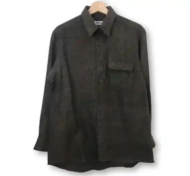 image of Clover Pigeon Plain Flannel Shirt, Men's (Size Medium)