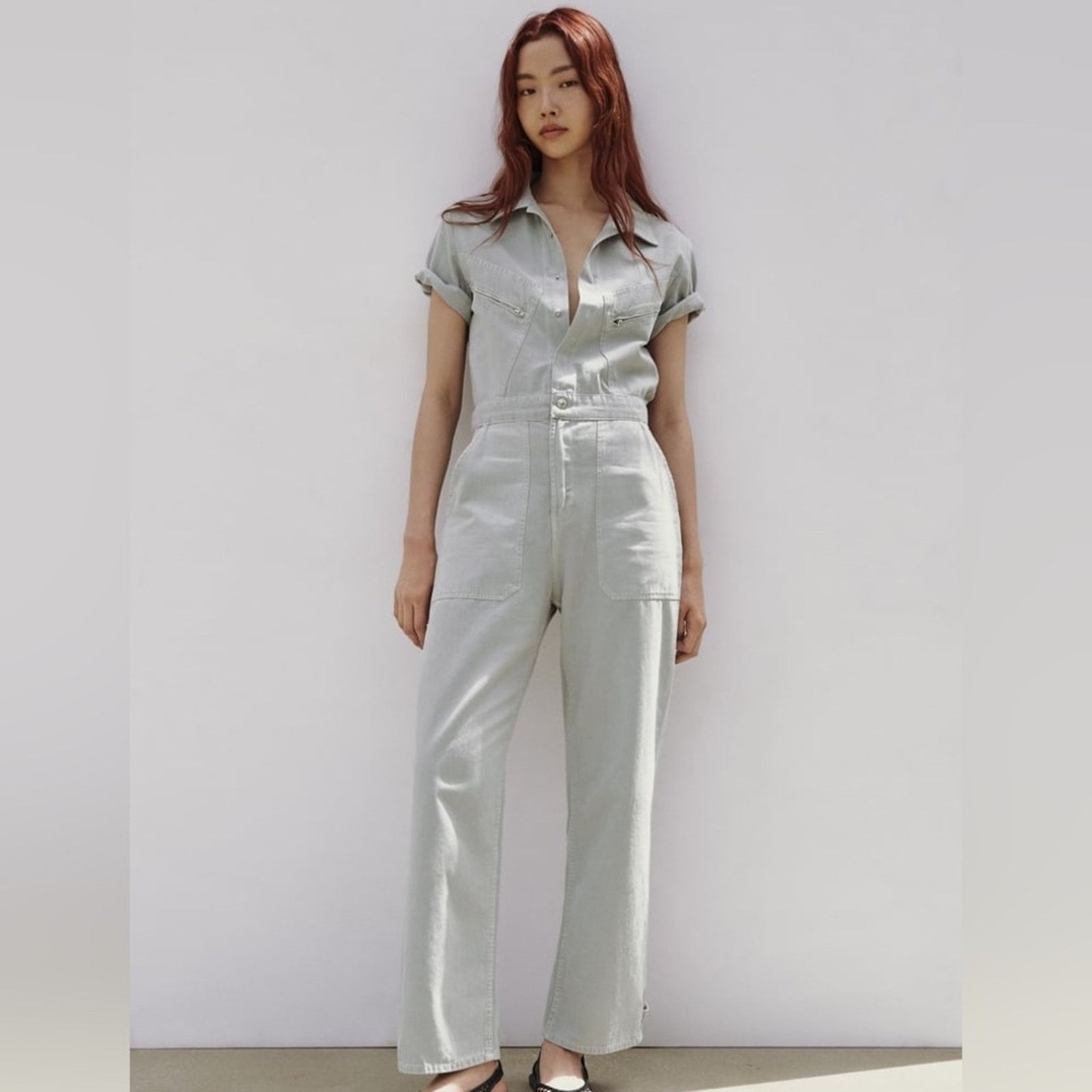 Zara ZARA LONG COLORFUL JUMPSUIT Size 26" / US 2 / IT 38 - 5 Thumbnail