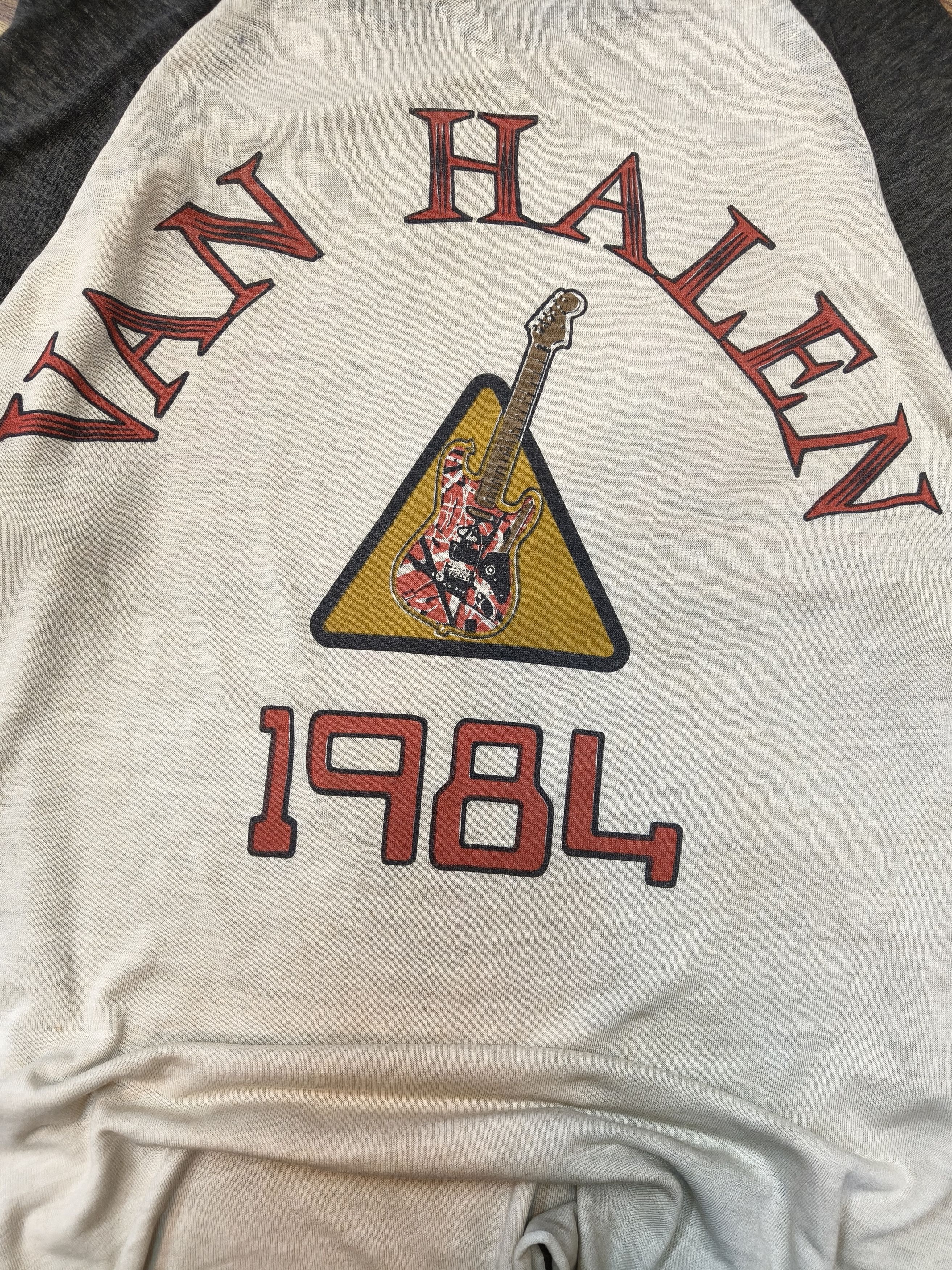 Band Tees Vintage 80's Van Halen Band Tour Smoking Baby Longsleeve 3Q Size US L / EU 52-54 / 3 - 4 Thumbnail