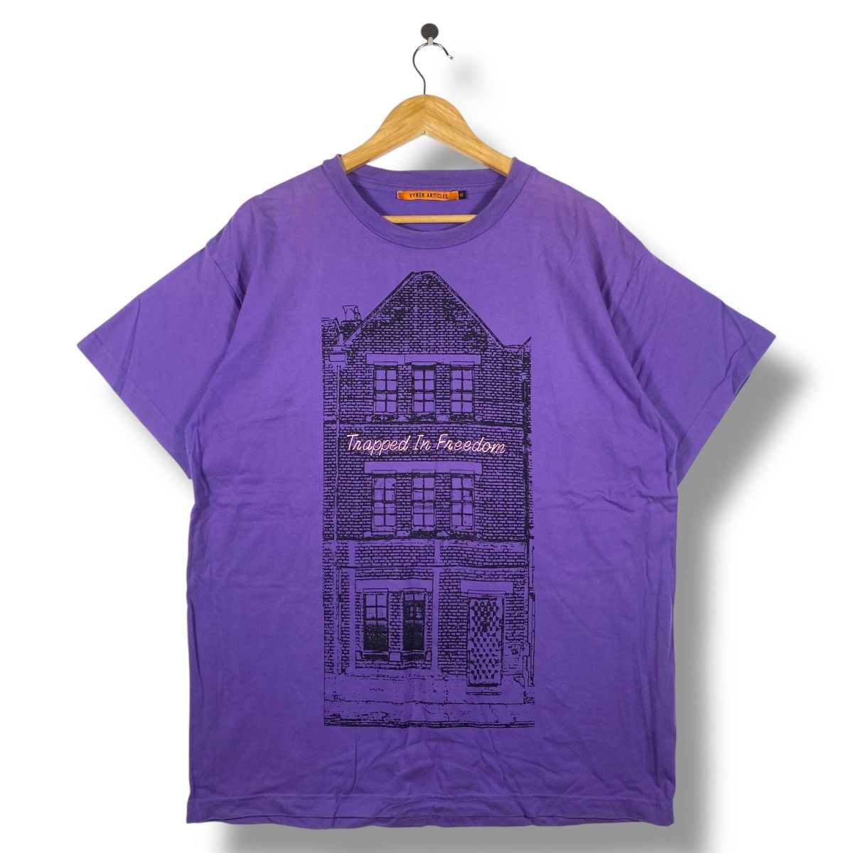 Vyner Articles VYNER ARTICLES Trapped In Freedom Graphic Tee Shirt Size US S / EU 44-46 / 1 - 1 Thumbnail