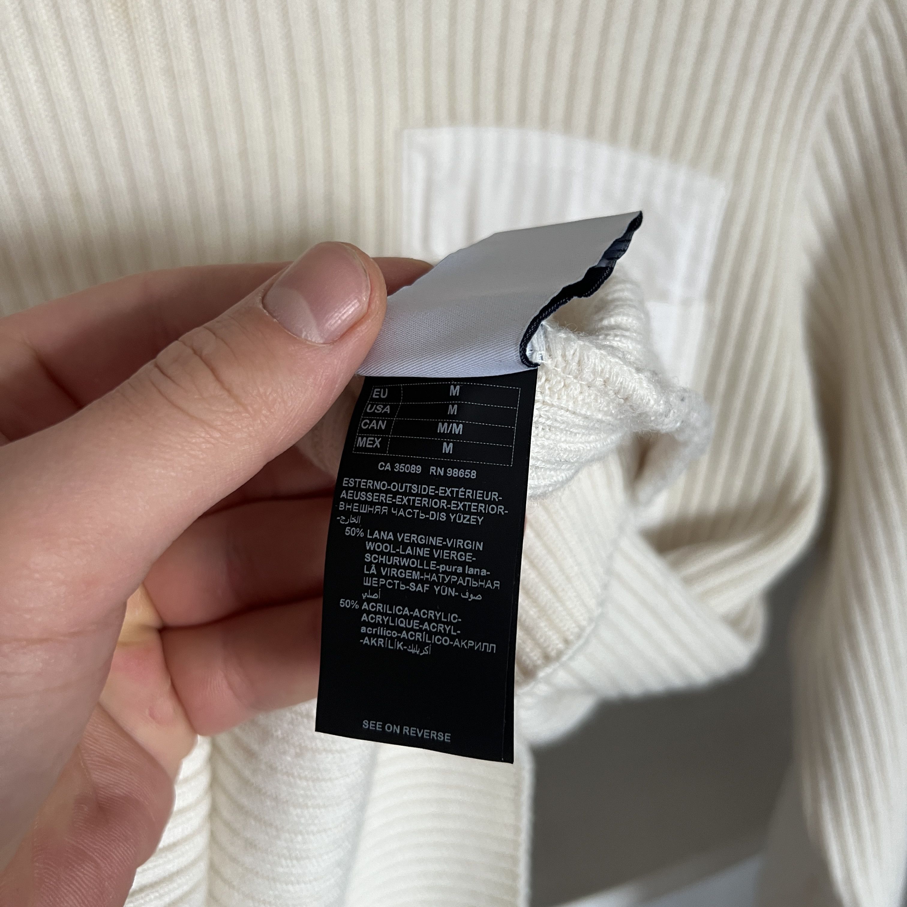 Paul & Shark PAUL & SHARK Archive 1983 Sweater Fisherman Wool White Beige Size US M / EU 48-50 / 2 - 9 Thumbnail