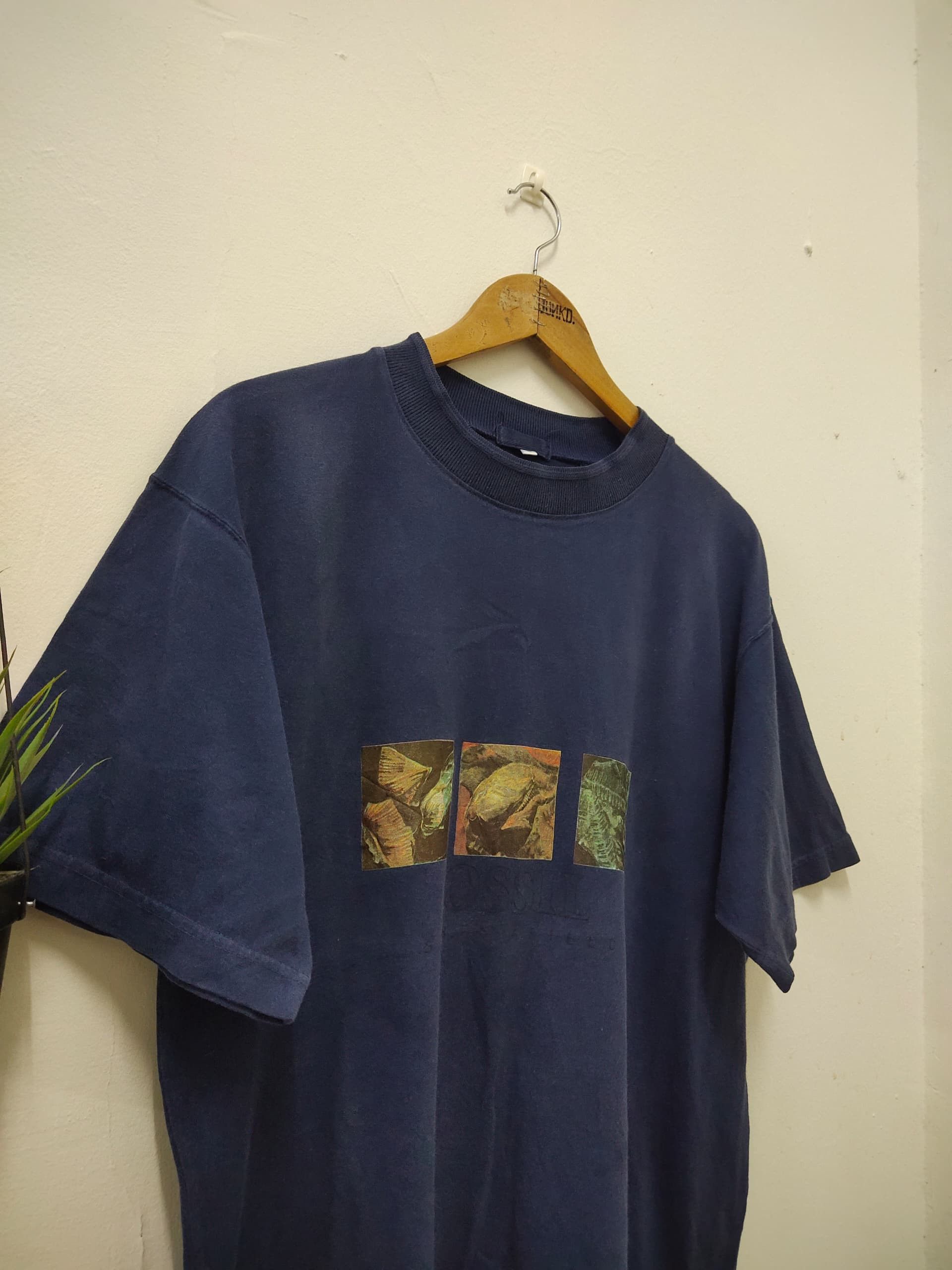 Fossil Vintage 1990s FOSSIL Brand t shirt promo very rare Size US M / EU 48-50 / 2 - 8 Thumbnail
