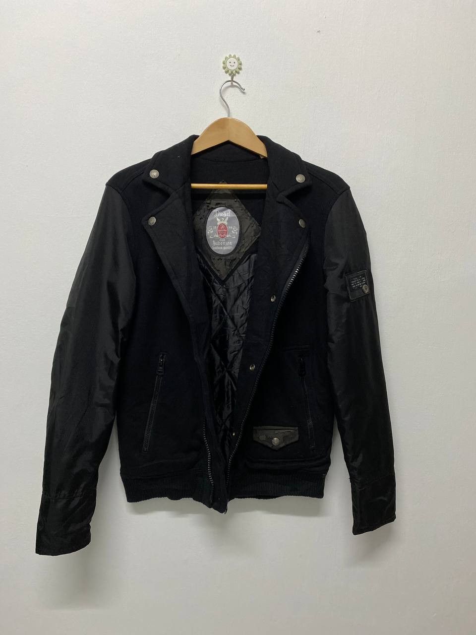 Diesel diesel industry jacket nylon sleeves nice design Size US S / EU 44-46 / 1 - 1 Thumbnail