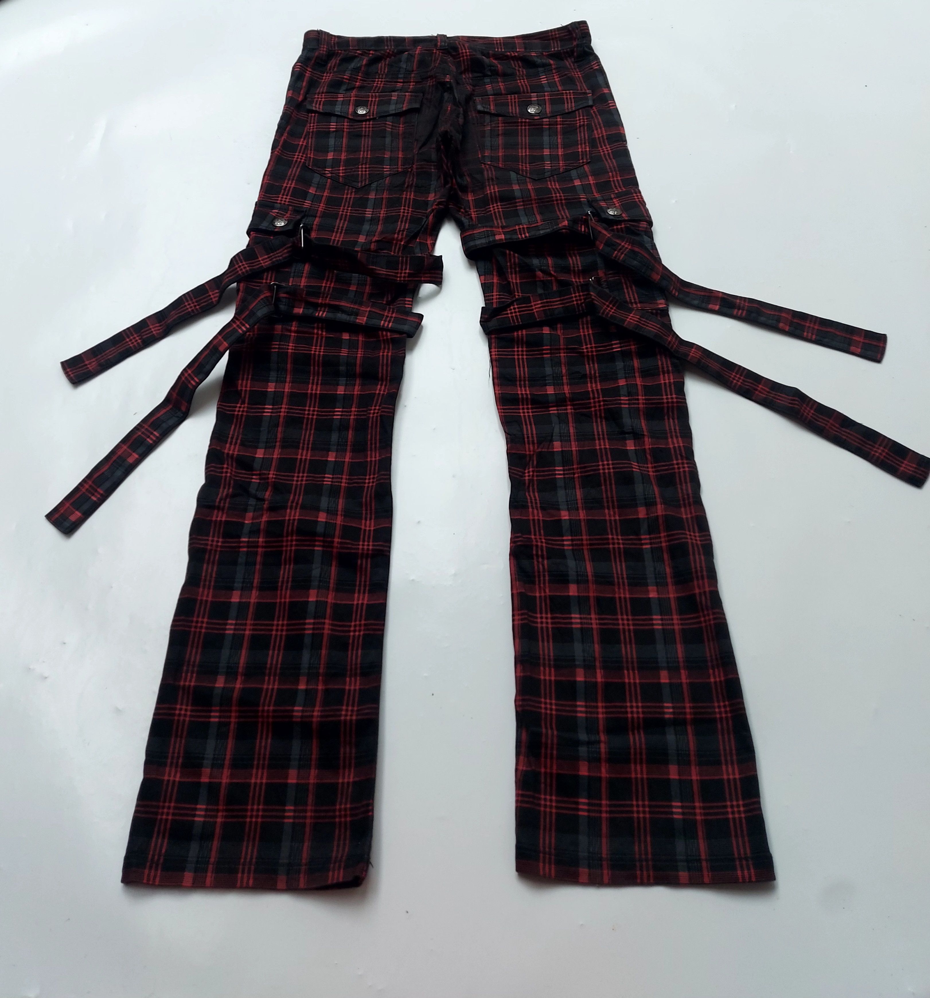Japanese Brand × Seditionaries BG-SHO Tartan Bondage Punk Style Pants Size US 30 / EU 46 - 3 Thumbnail