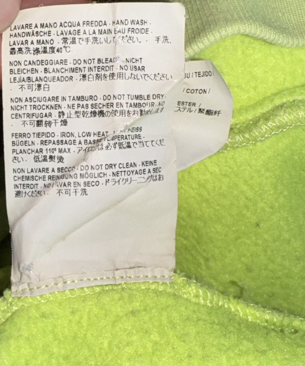 Balenciaga Neon World Food Programme / WFP Buttoned Hoodie Size US S / EU 44-46 / 1 - 8 Thumbnail
