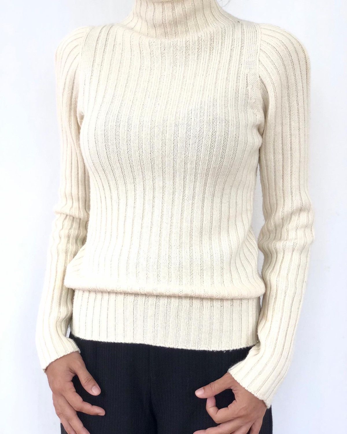 Dolce & Gabbana D&G knitwear turtle neck Size S / US 4 / IT 40 - 1 Thumbnail