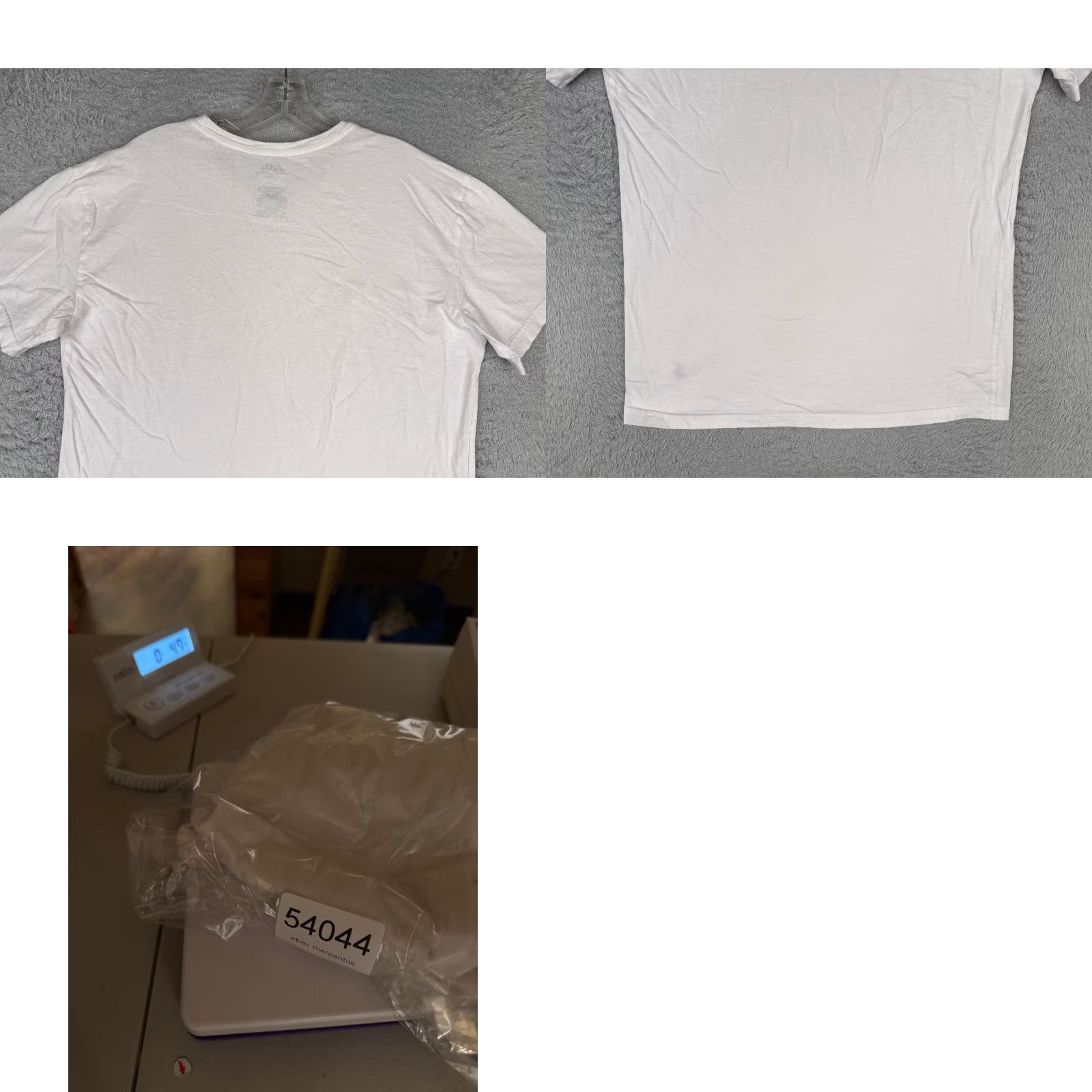 Ralph Lauren Polo Ralph Lauren Shirt Adult Large White Cotton Slim Fit Crew Neck Embroidered Logo Solid Mens Size US L / EU 52-54 / 3 - 9 Thumbnail