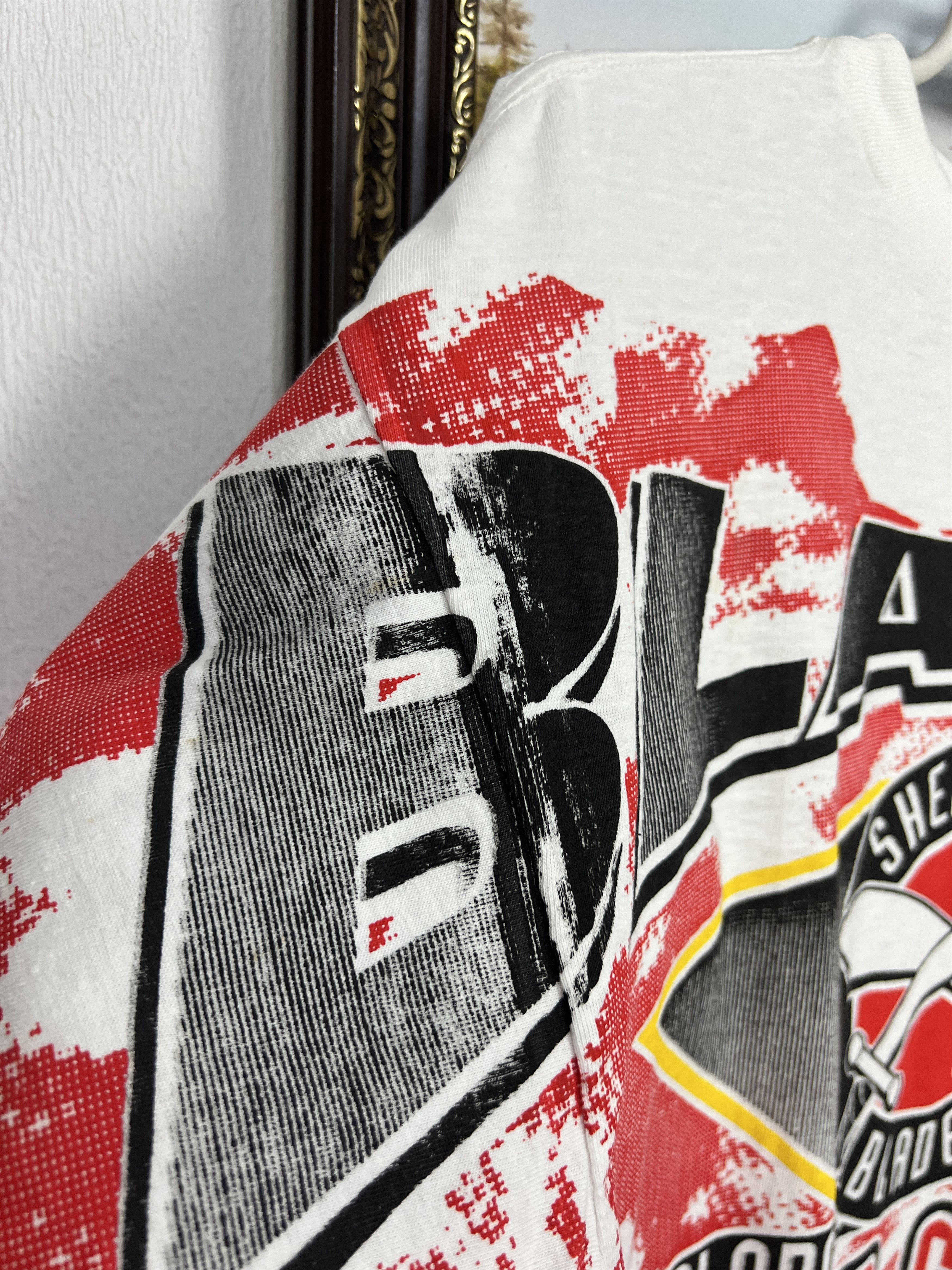 Vintage Sheffield United The Blades Football Shirt Over Print Jersey Size US XL / EU 56 / 4 - 5 Thumbnail