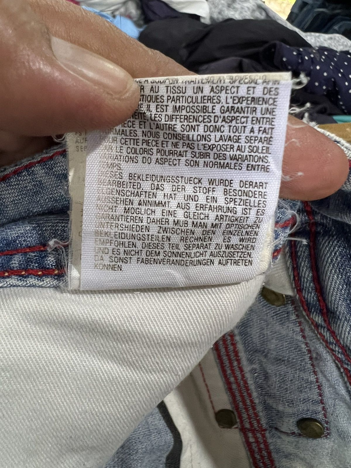 Diesel 🔥Vintage Diesel Industry Made in Italy Distressed Denim Size US 31 - 20 Thumbnail