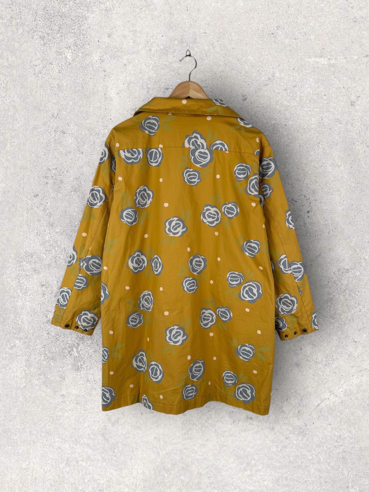 Gudrun Sjoden GUDRUN SJODEN Rain Coat Jacket Flowers Womens Size S / US 4 / IT 40 - 2 Thumbnail