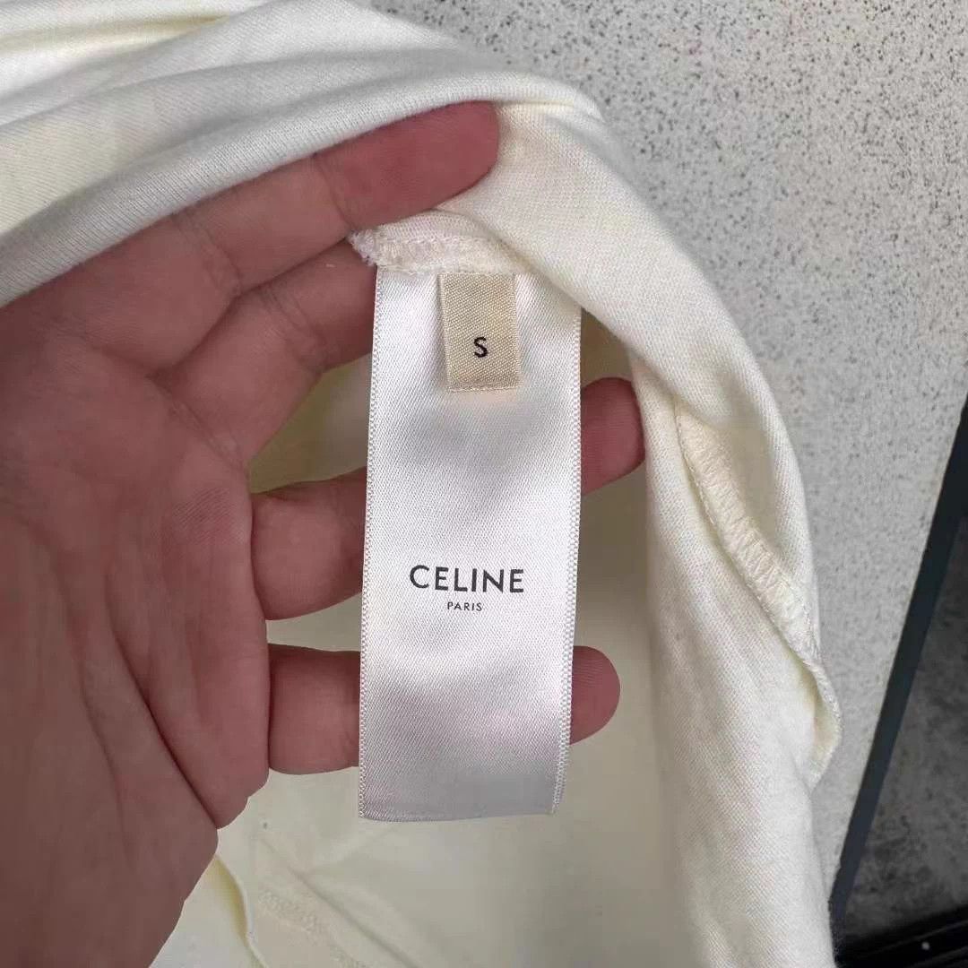 Celine Celine Anchor Short Sleeve Tee Size S BNWT Size S / US 4 / IT 40 - 4 Thumbnail