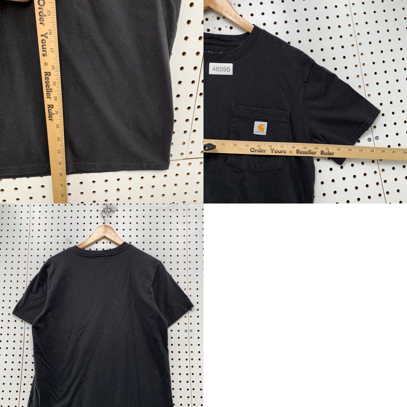 Carhartt Carhartt Pocket Shirt Mens M Short Sleeve Black Workwear Loose Fit Size US M / EU 48-50 / 2 - 8 Thumbnail
