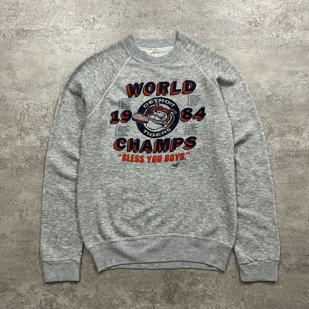 MLB DETROIT TIGERS 1984 WORLD CHAMPS CREWNECK SWEATSHIRT