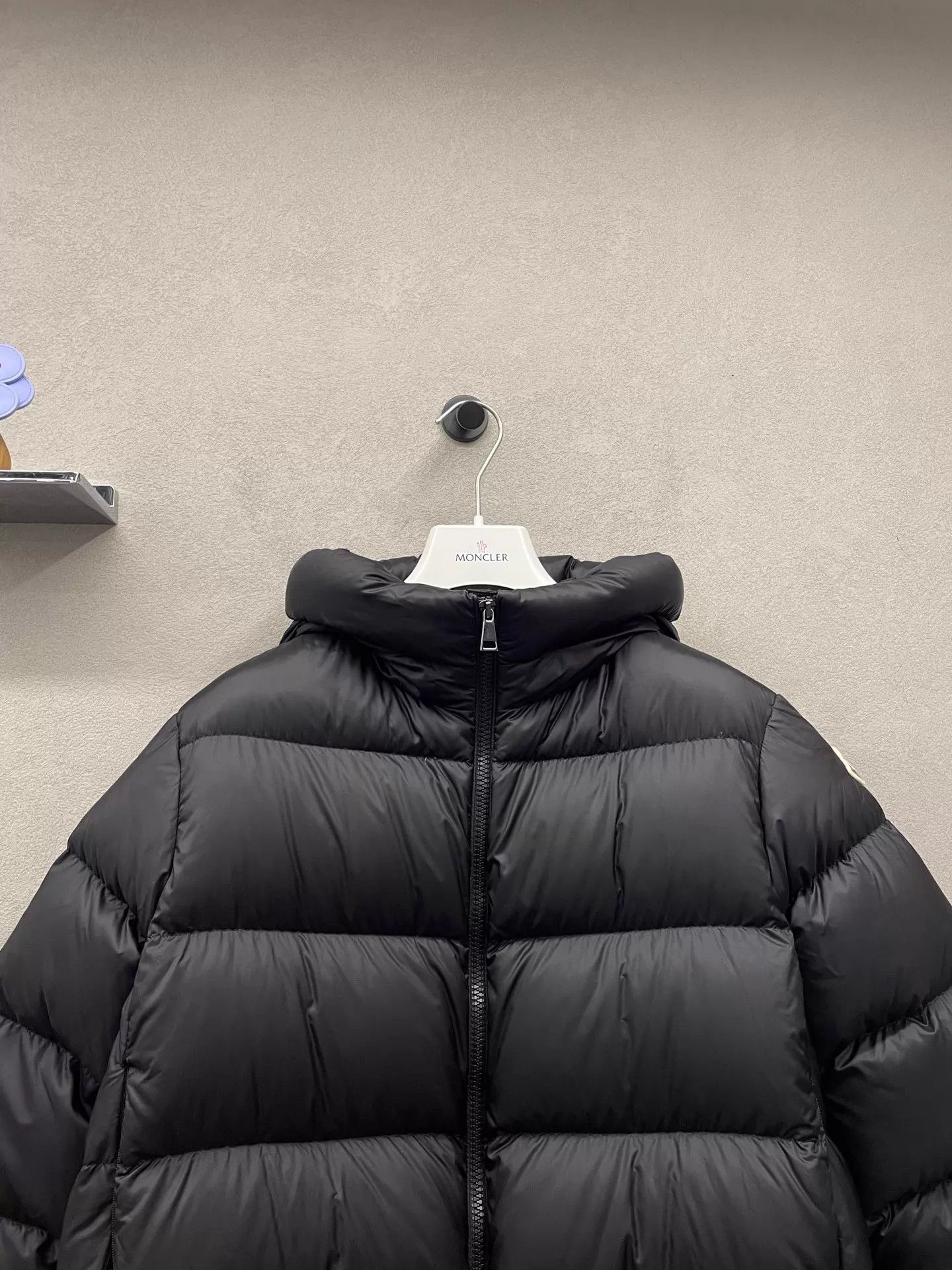 Moncler Moncler 12A Kids' Black Quilted Hooded Logo Patch Puffer Size XXS / US 00 / IT 34 - 4 Thumbnail