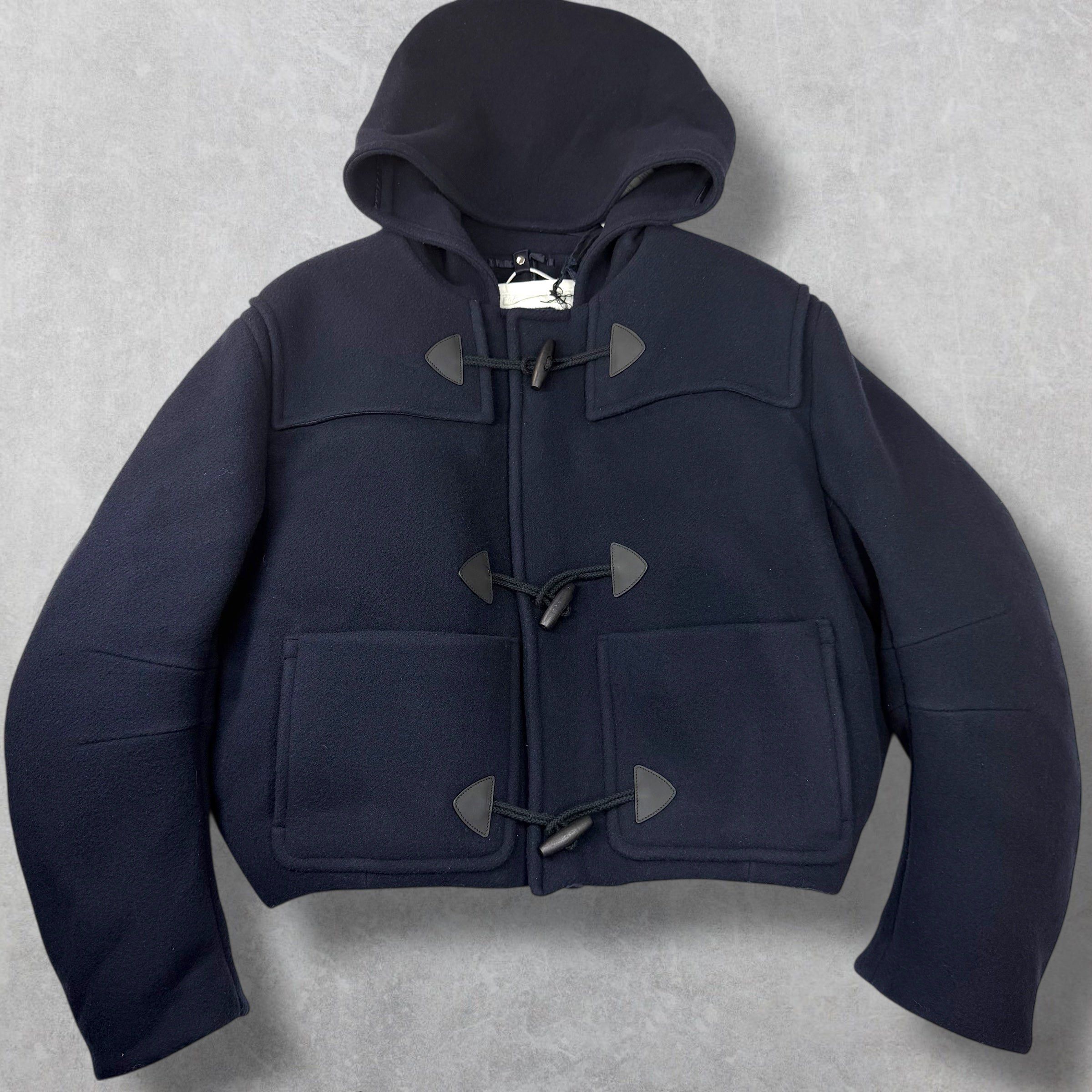 Prada Prada Cropped Wool Down Padded Duffle Coat XL Size US XL / EU 56 / 4 - 1 Thumbnail