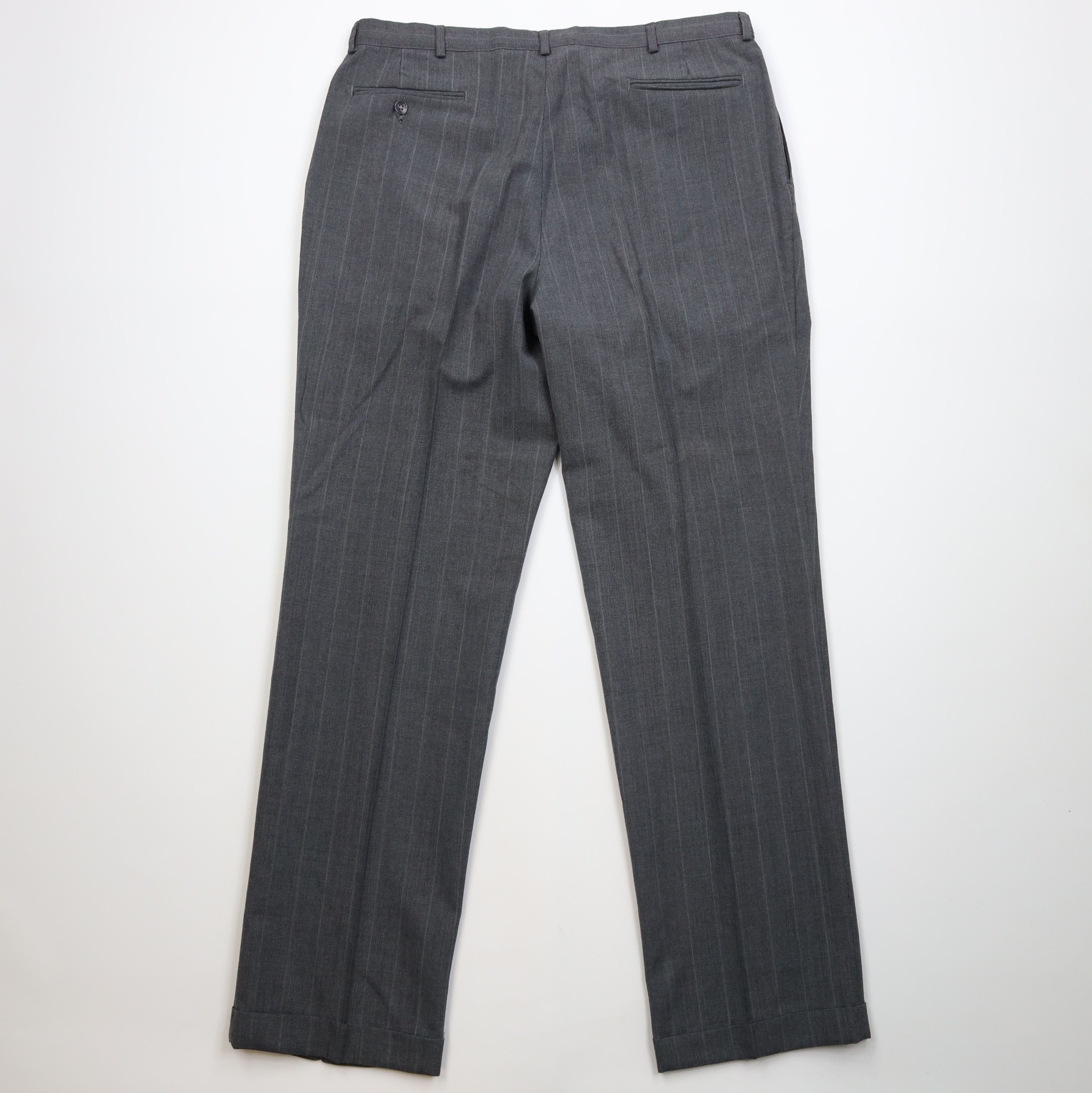 Vintage Vintage 70s Worsted Wool Blend Knit Wide Leg Chino Pants USA Size US 38 / EU 54 - 13 Thumbnail