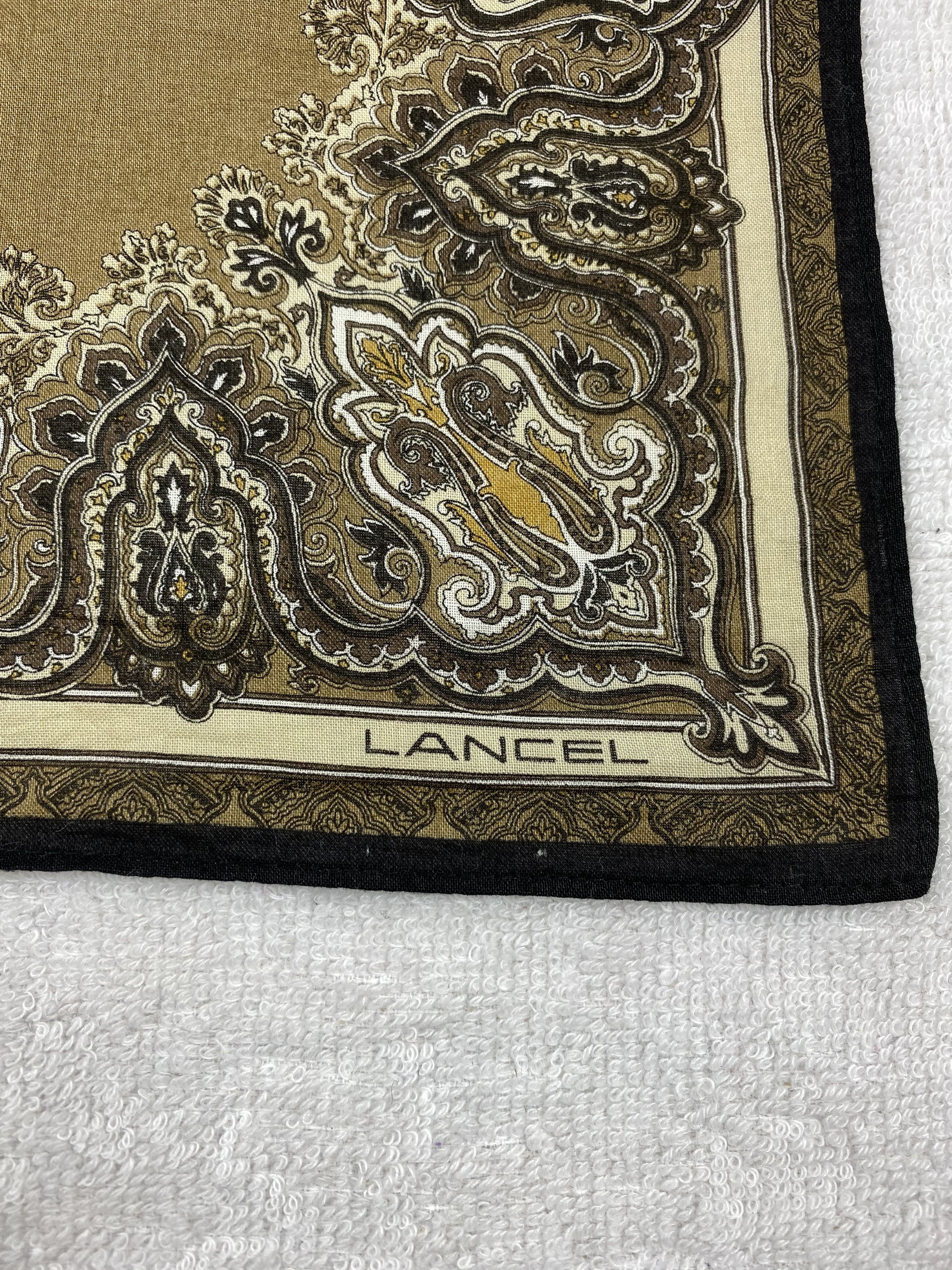 Lancel × Vintage ancel Paislee Handkerchief / Bandana / Neckerchief Size ONE SIZE - 5 Thumbnail