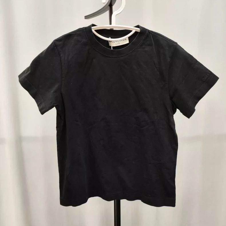 Balenciaga Balenciaga Black half-sleeve T-shirt Size US L / EU 52-54 / 3 - 1 Thumbnail