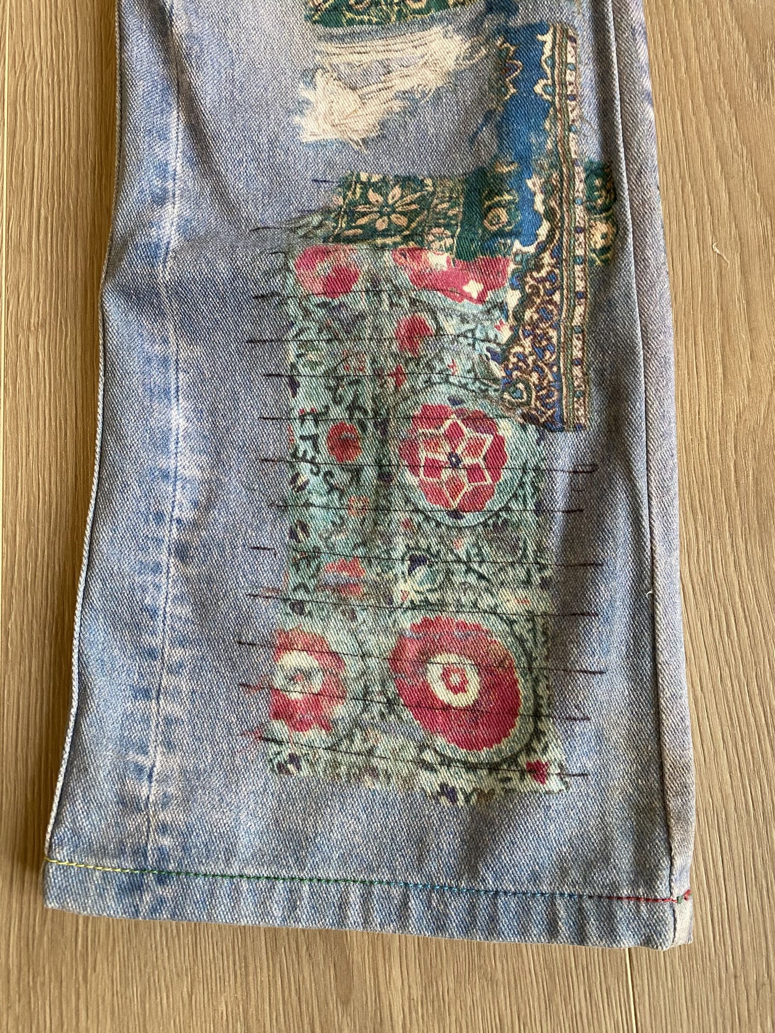 (di)vision × Acne Studios $385 - 31 - Trompe L'oeil Print Jeans Size US 31 - 10 Thumbnail