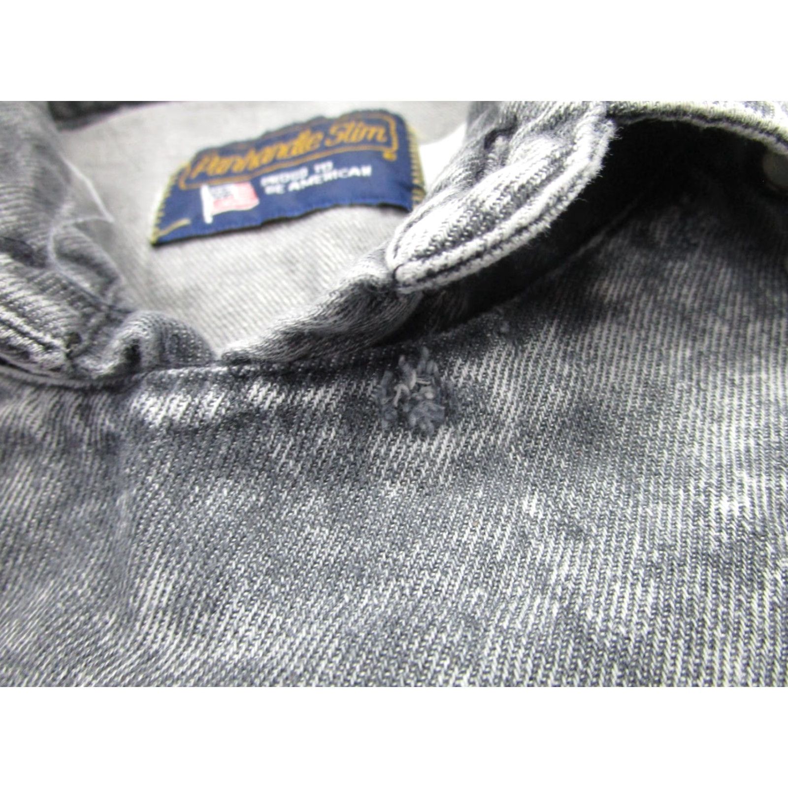 Vintage Panhandle Slim Men's Medium Gray Western Shirt Long Sleeve Snap Front Cotton Size US M / EU 48-50 / 2 - 4 Thumbnail