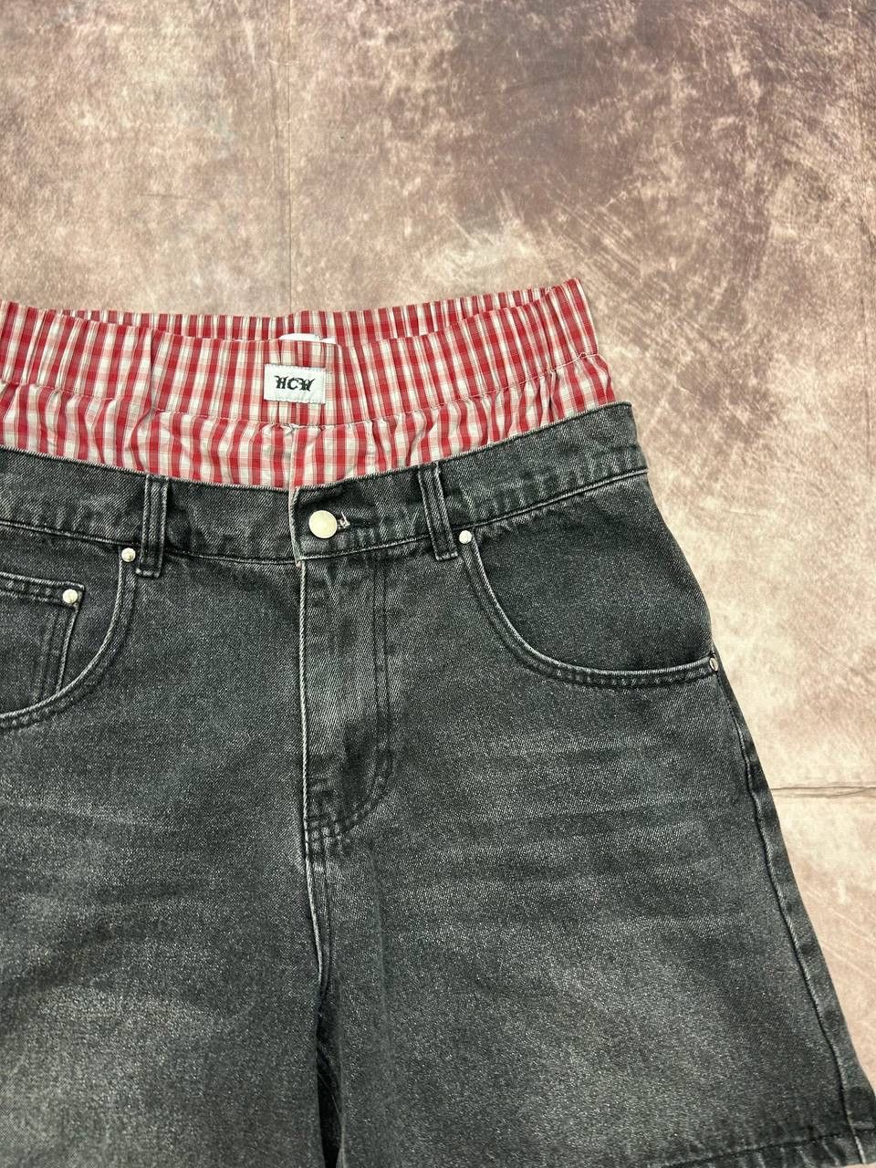 Other Heaven Can Wait “Percocet” Denim Shorts Size L Size US 32 / EU 48 - 3 Thumbnail