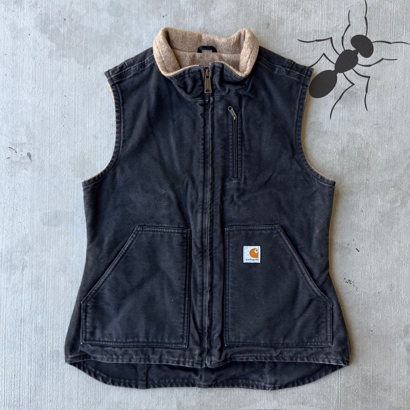 Carhartt × Vintage Carhartt WOMENS WV001 BLK work wear jacket Size US S / EU 44-46 / 1 - 1 Thumbnail