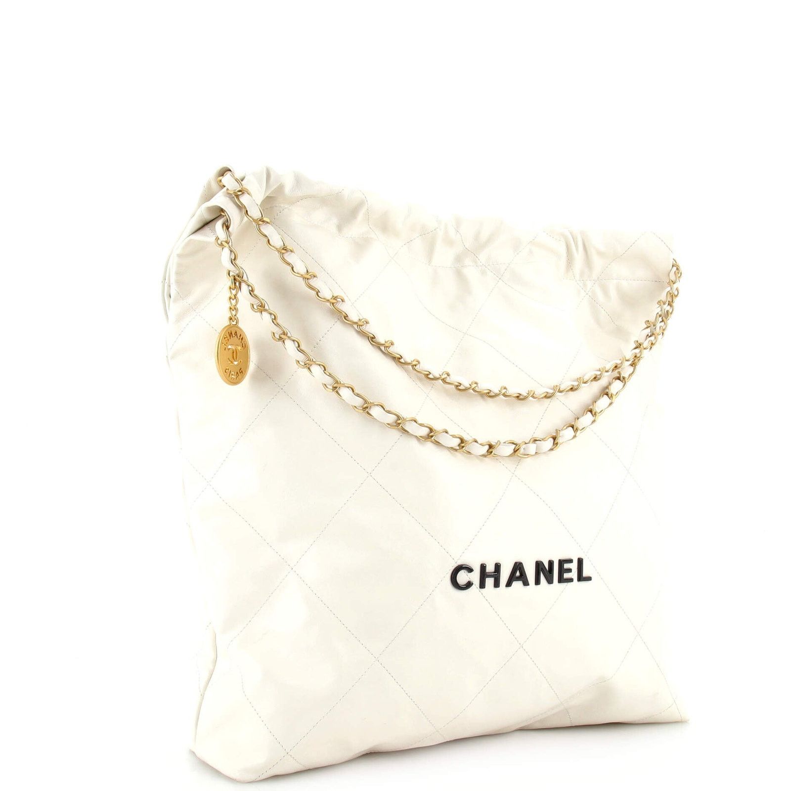 Chanel 22 Chain Hobo Quilted Calfskin Medium Size ONE SIZE - 3 Thumbnail