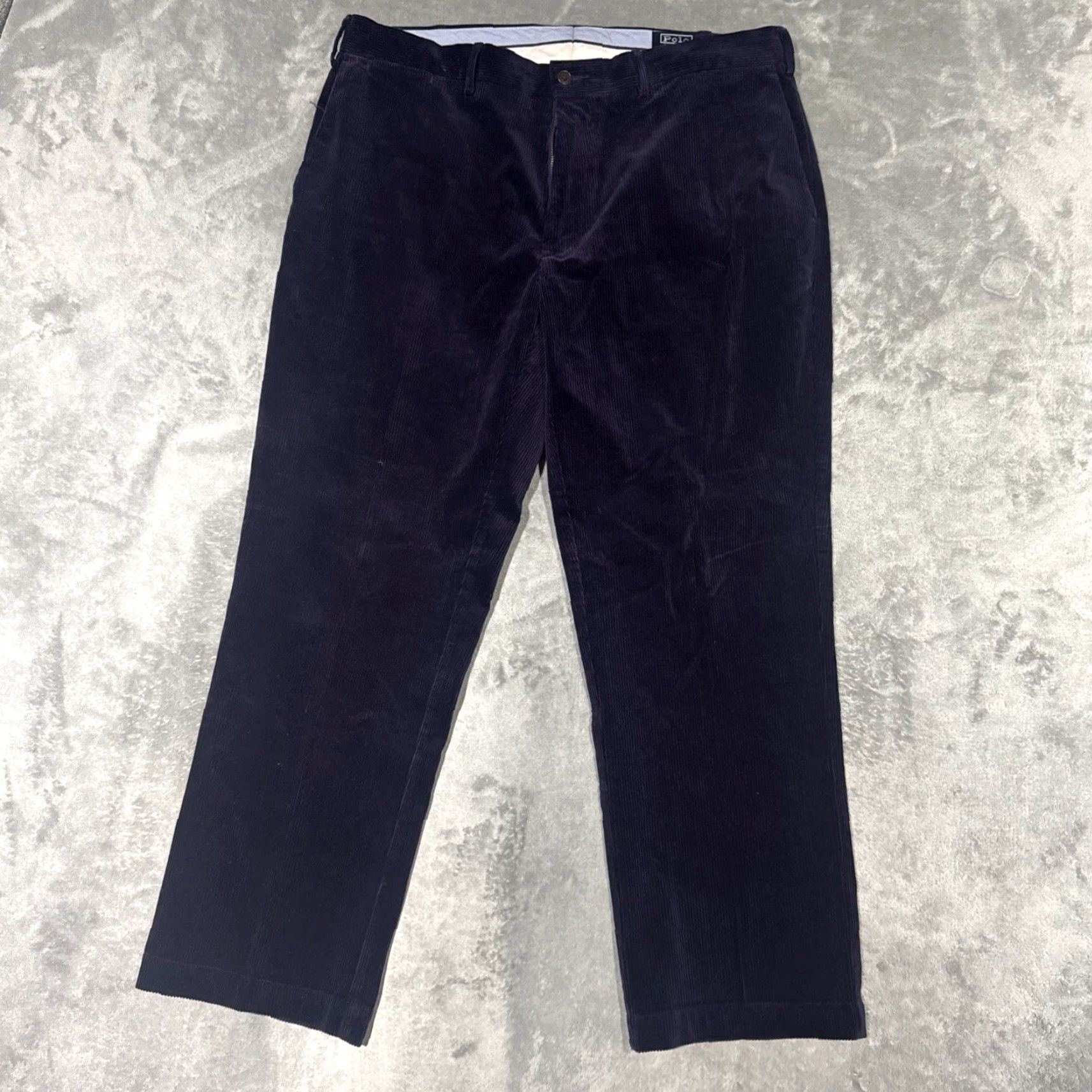 Polo Ralph Lauren VINTAGE Polo Ralph Lauren Pants Mens 38x29 Purple Corduroy Pleated Baggy Chino Size US M / EU 48-50 / 2 - 2 Thumbnail
