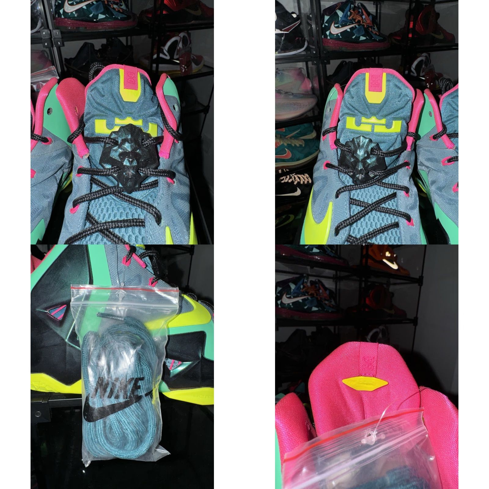 Nike Nike LeBron 11 T Rex PE Promo Sample Size 10.5 Men Sneaker Multicolor RARE Size US 11 / EU 44 - 8 Thumbnail