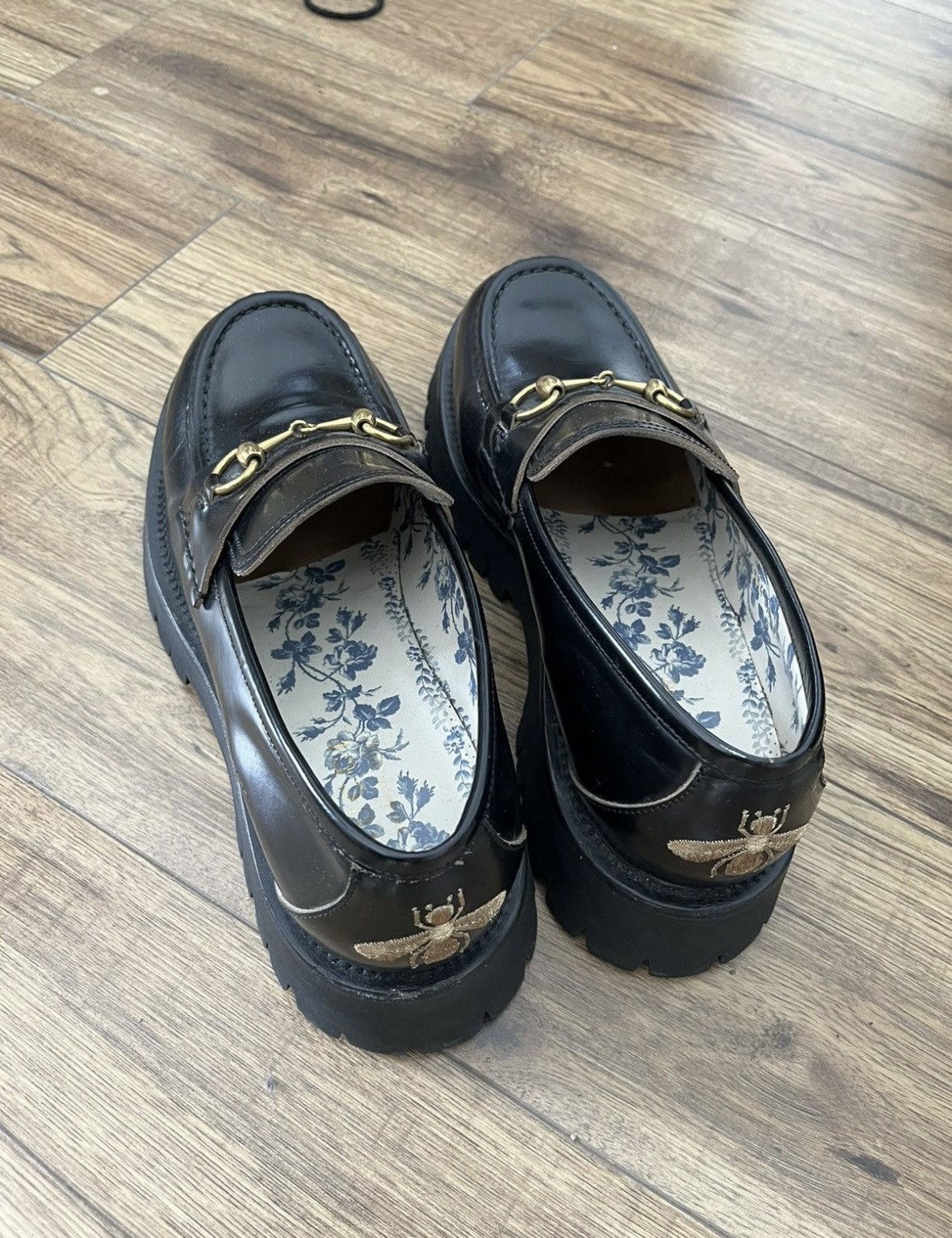 Gucci Gucci black leather horsebit loafers Size US 9.5 / EU 42-43 - 3 Thumbnail