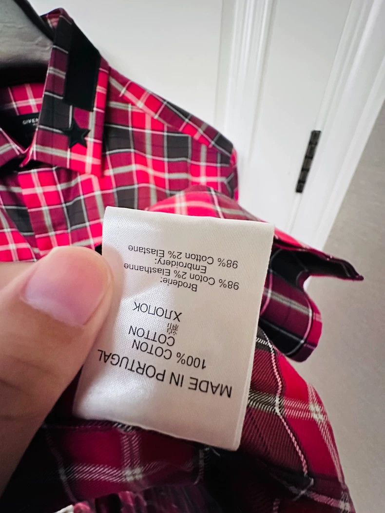 Givenchy Givenchy Red and black checked shirt, size 38 Size US M / EU 48-50 / 2 - 7 Thumbnail